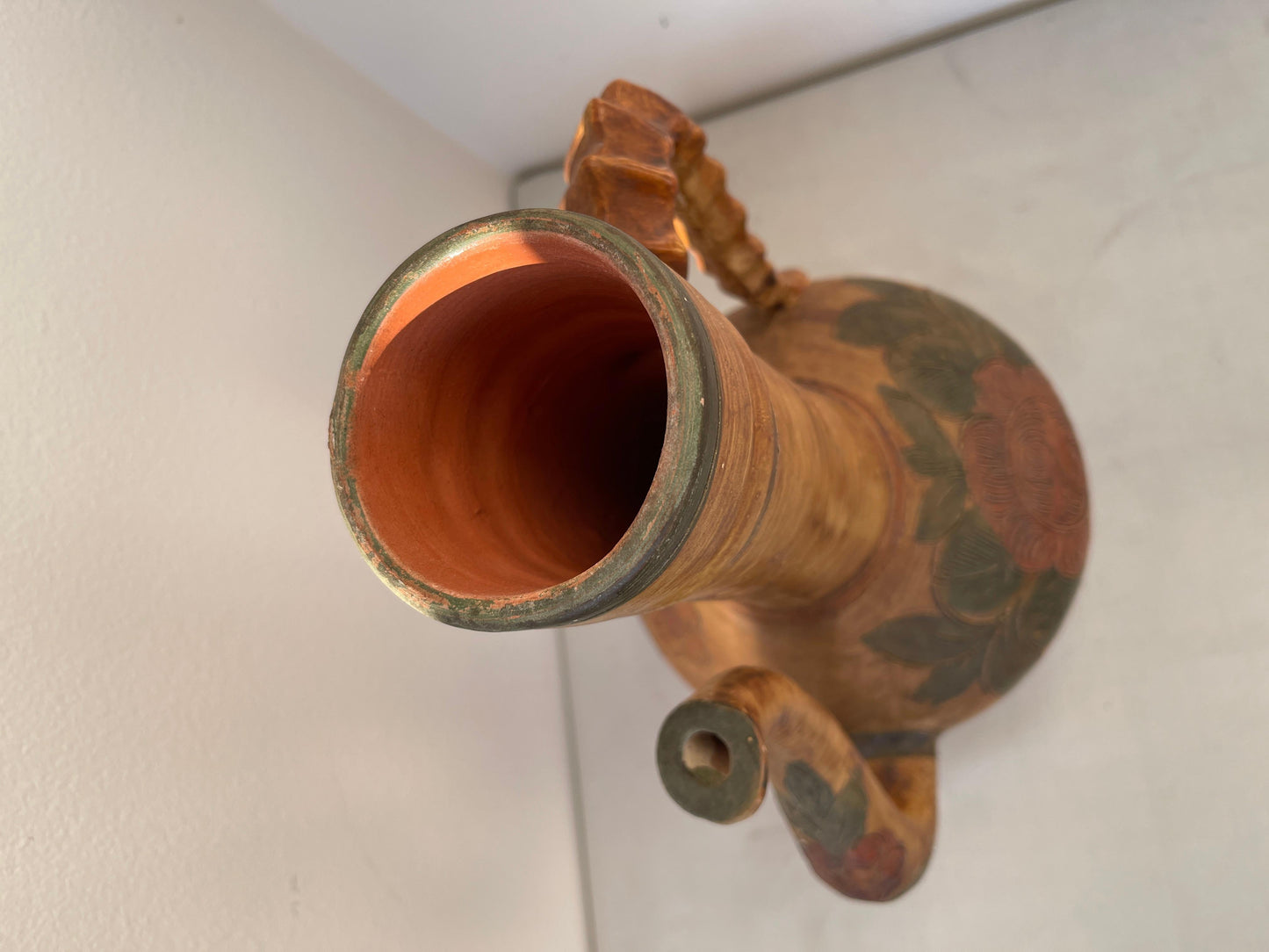 Teiera in terracotta italia anni '40