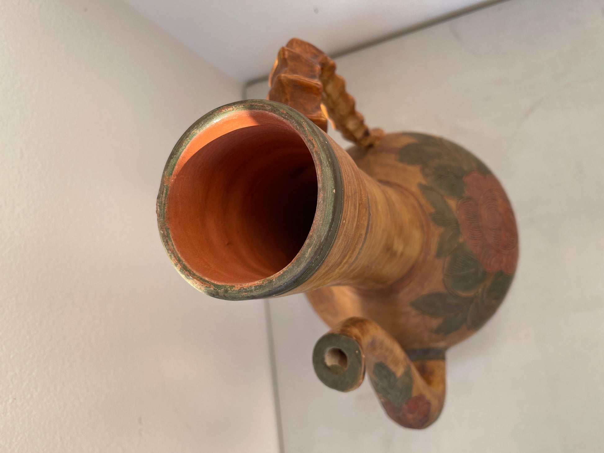 Teiera in terracotta italia anni '40