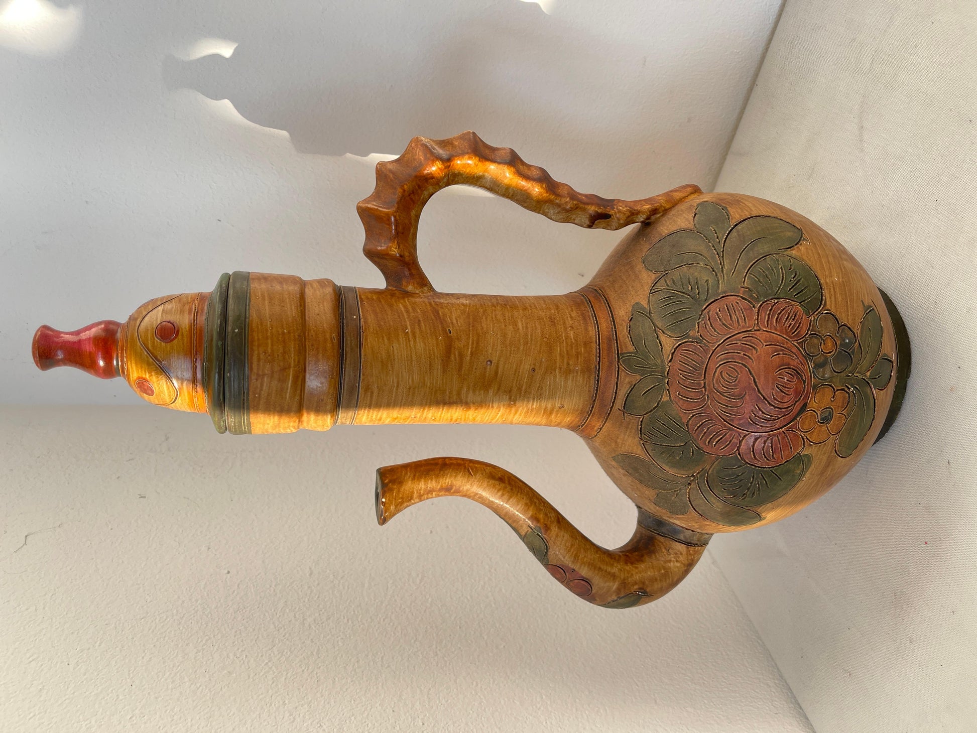 Teiera in terracotta italia anni '40