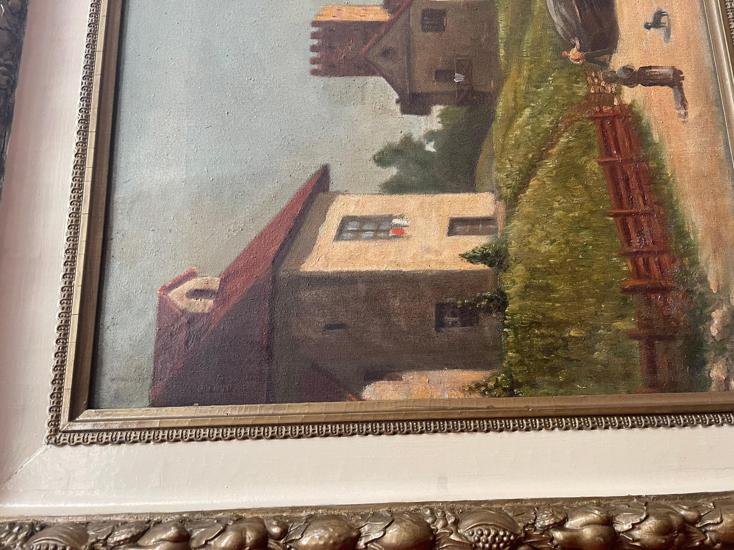 Paesaggio dipinti a mano olio su tela