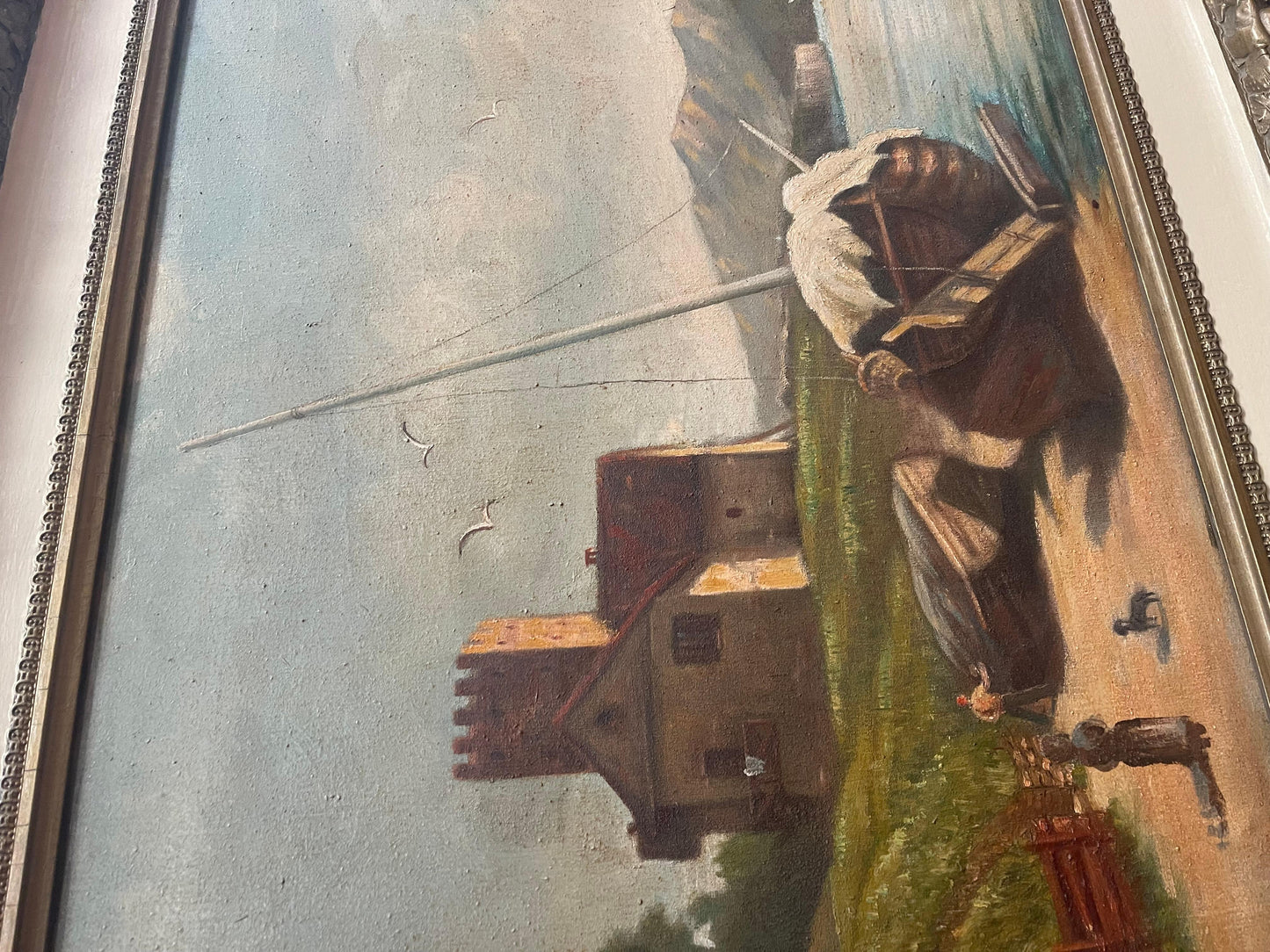 Paesaggio dipinti a mano olio su tela