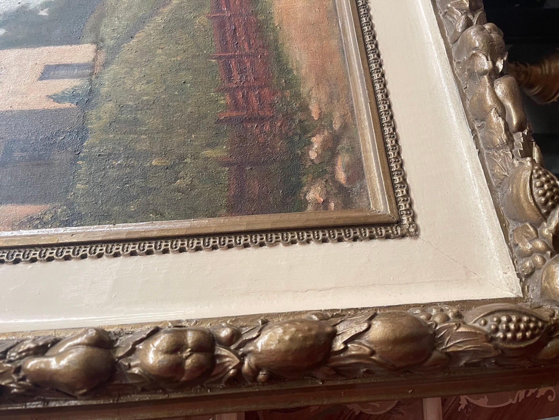 Paesaggio dipinti a mano olio su tela