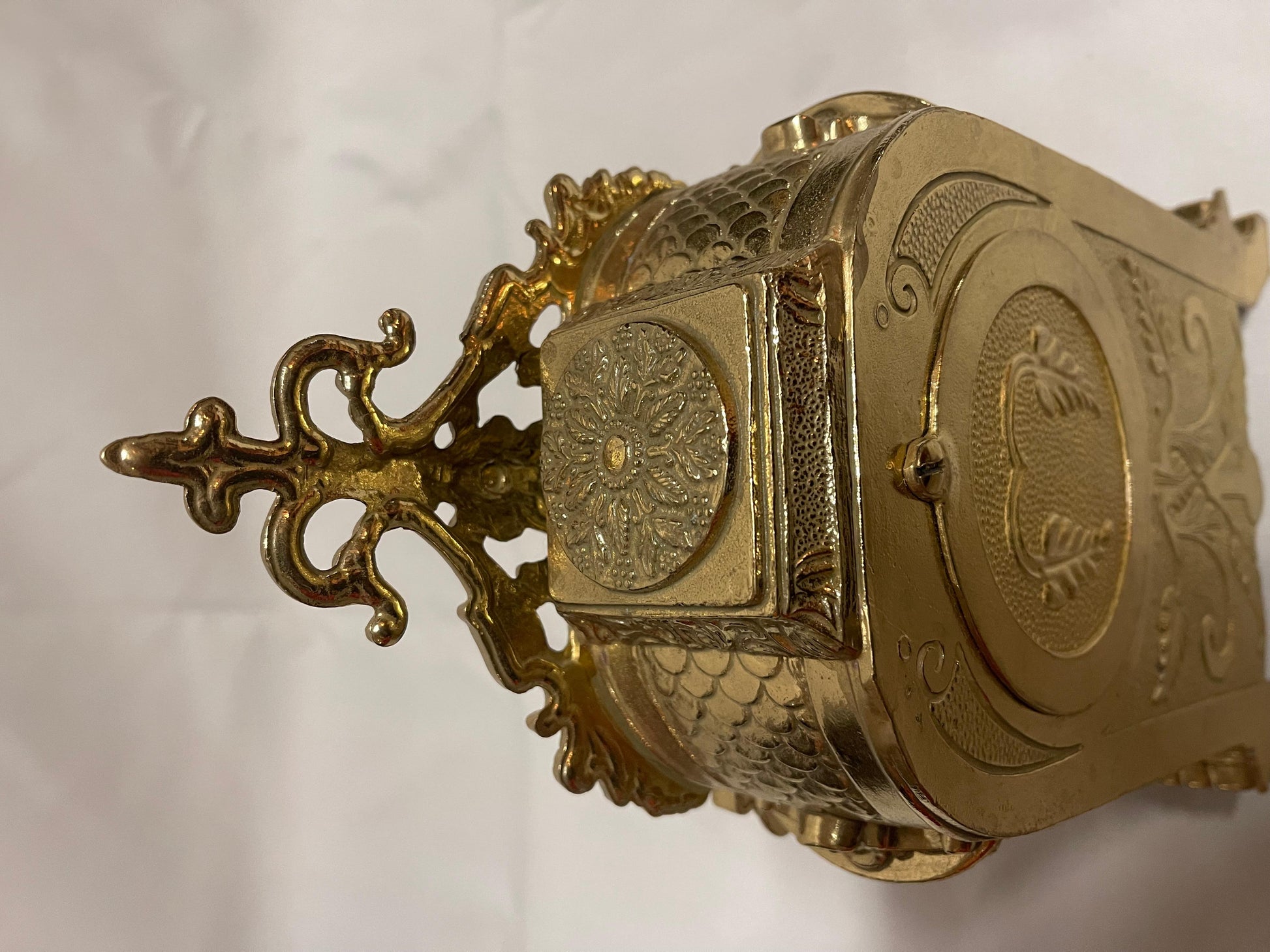 Orologio da tavolino vintage in bronzo 2000