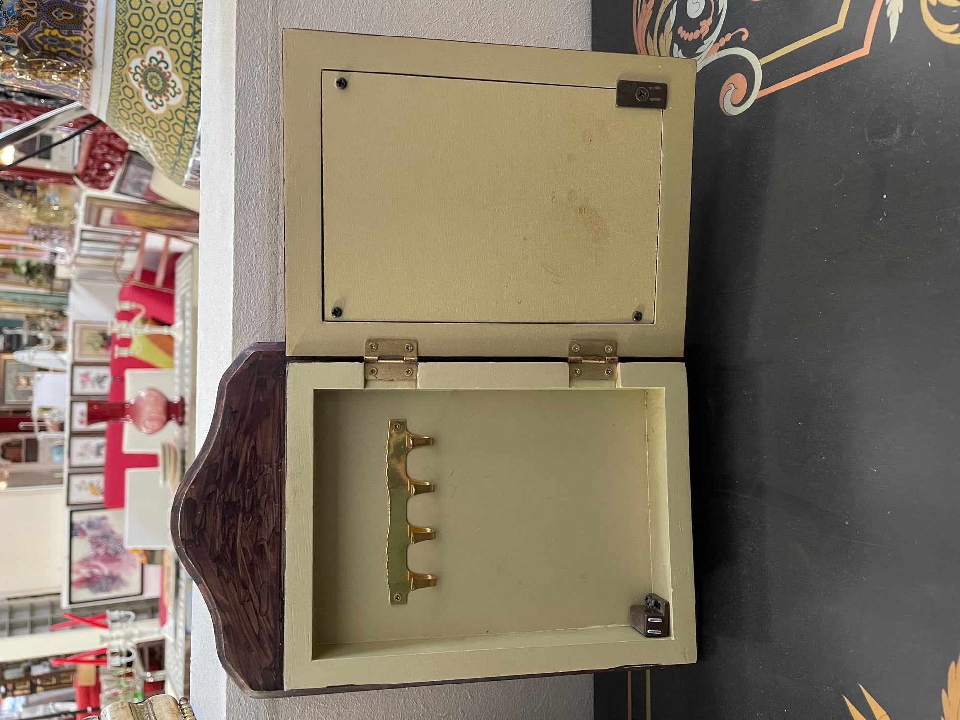 Appendichiavi angoli in legno vintage