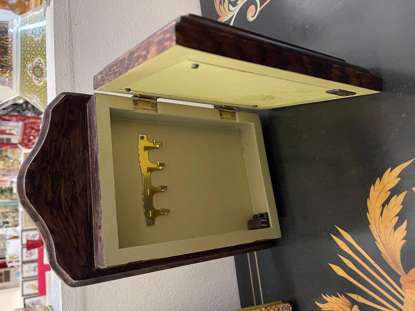 Appendichiavi angoli in legno vintage