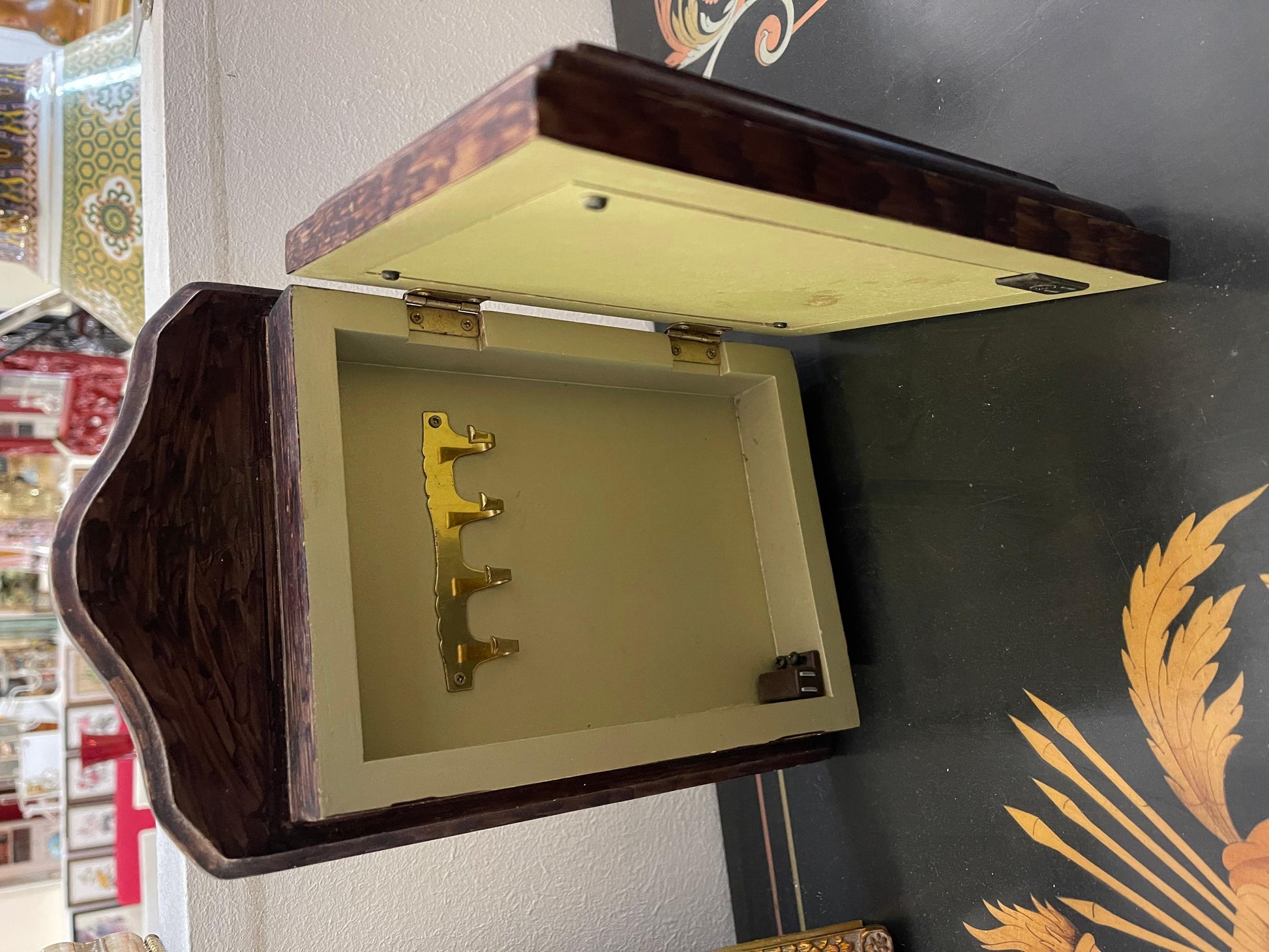 Appendichiavi angoli in legno vintage