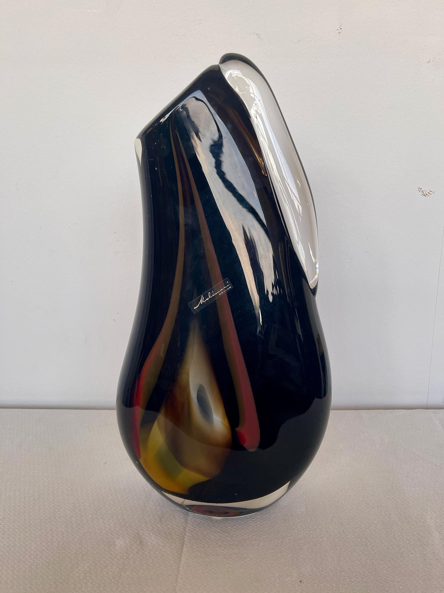 Diamond vasi in vetro si murano vintage anni '90