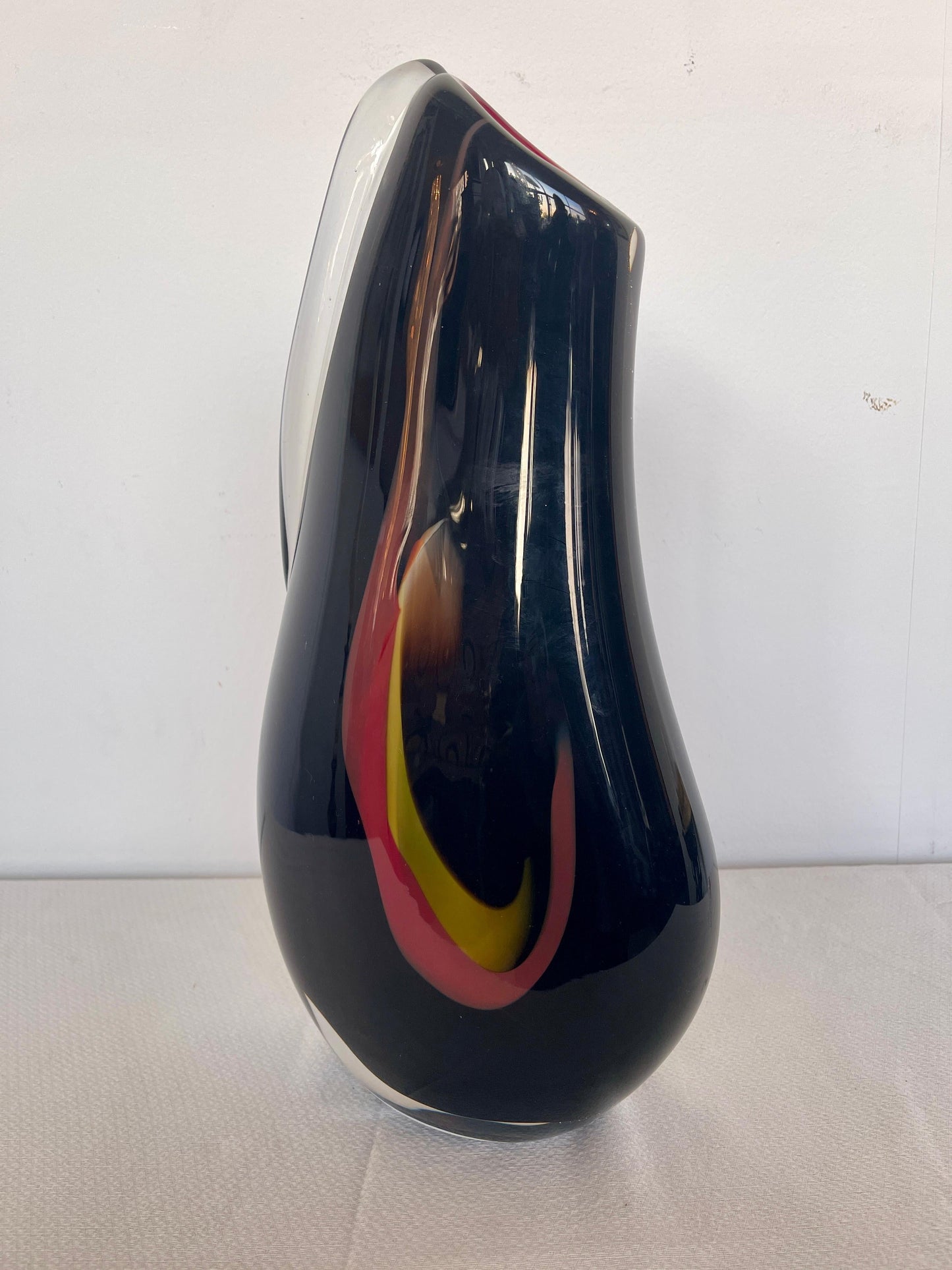 Diamond vasi in vetro si murano vintage anni '90