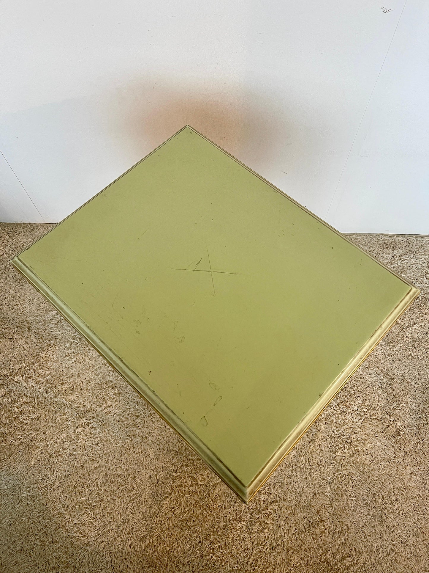 Tavolino antico contenitore stile imperio '900 Italia