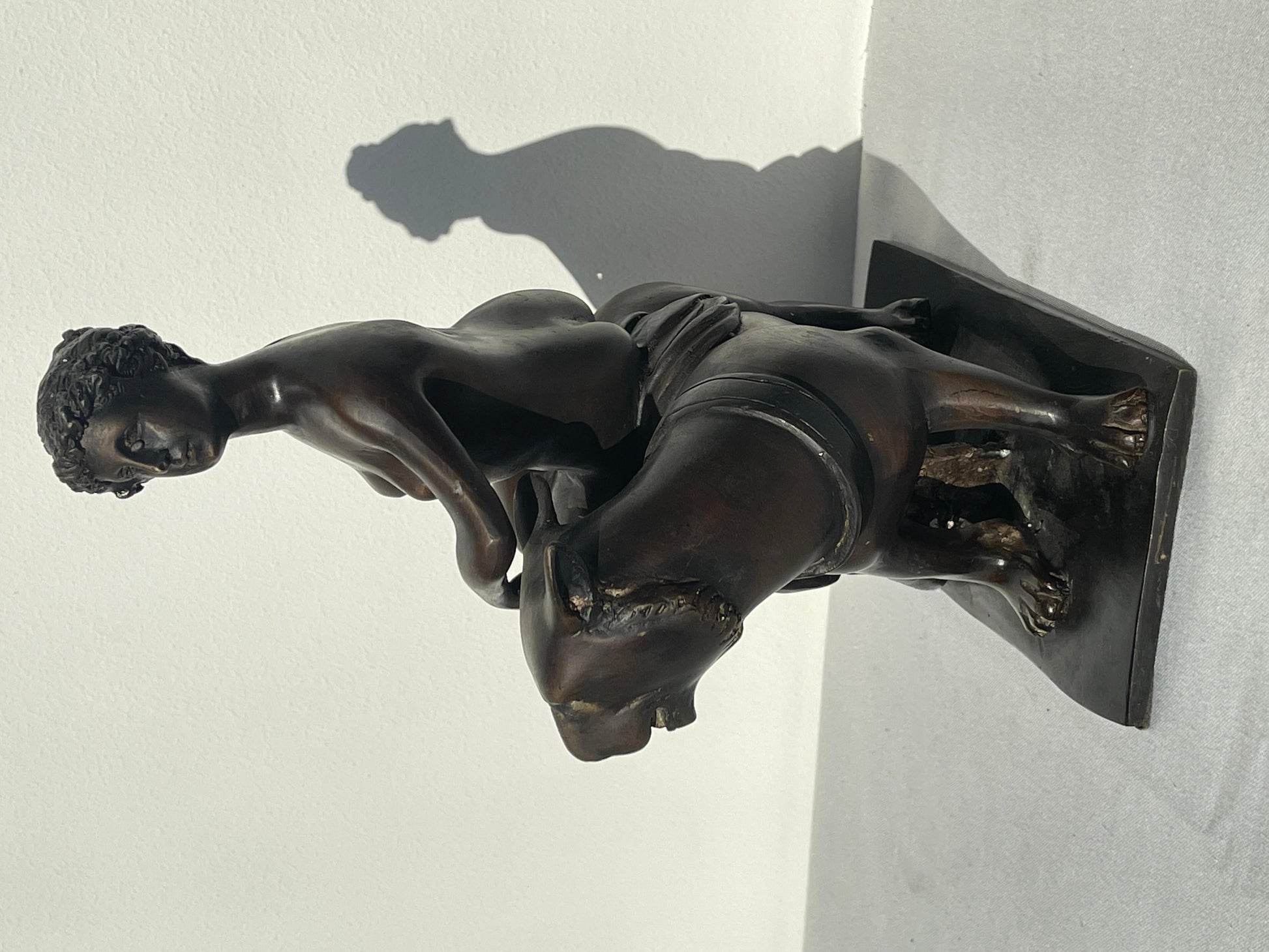 Scultura, Arianna in bronzo che cavalca una pantera, XX secolo