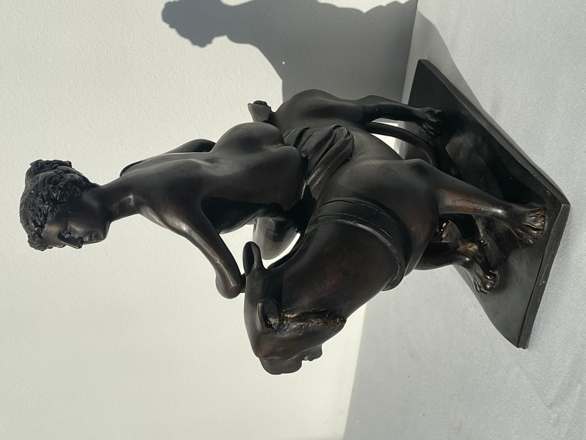 Scultura, Arianna in bronzo che cavalca una pantera, XX secolo