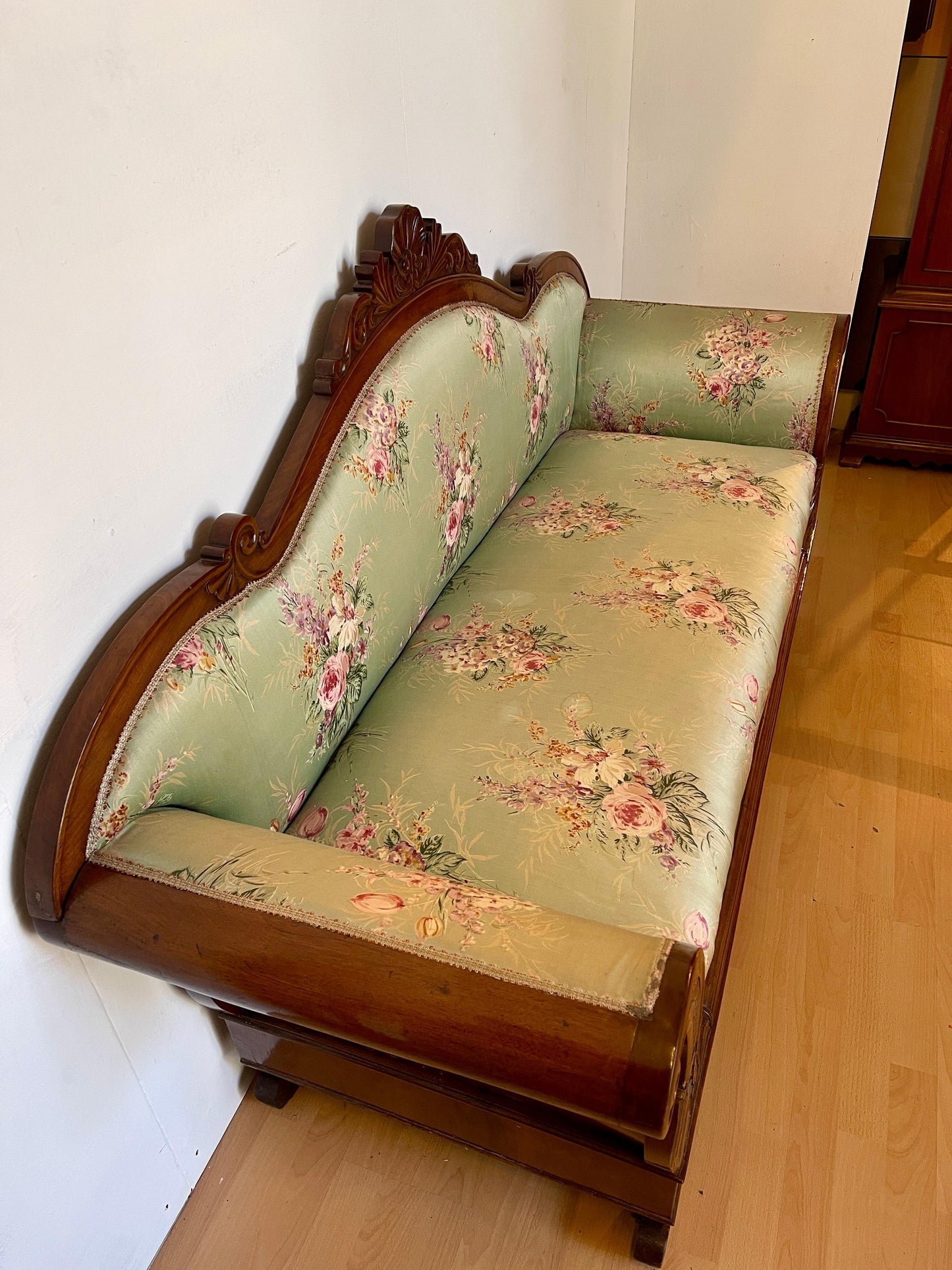 Divano antico stile Luigi Filippo XX secolo