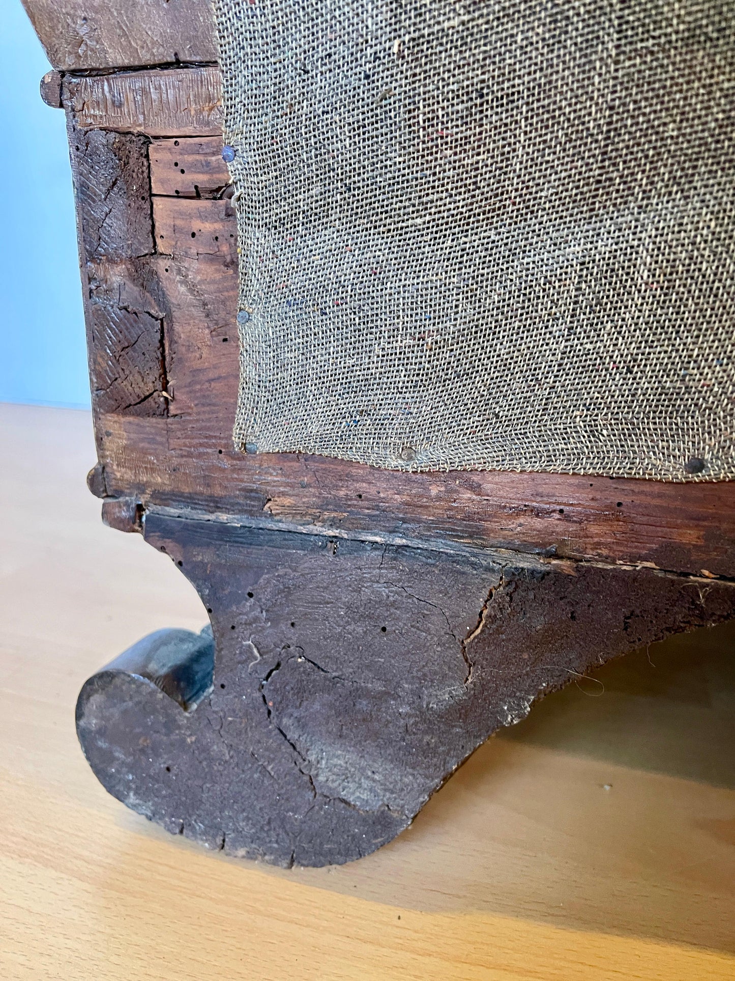 Divano antico stile Luigi Filippo XX secolo