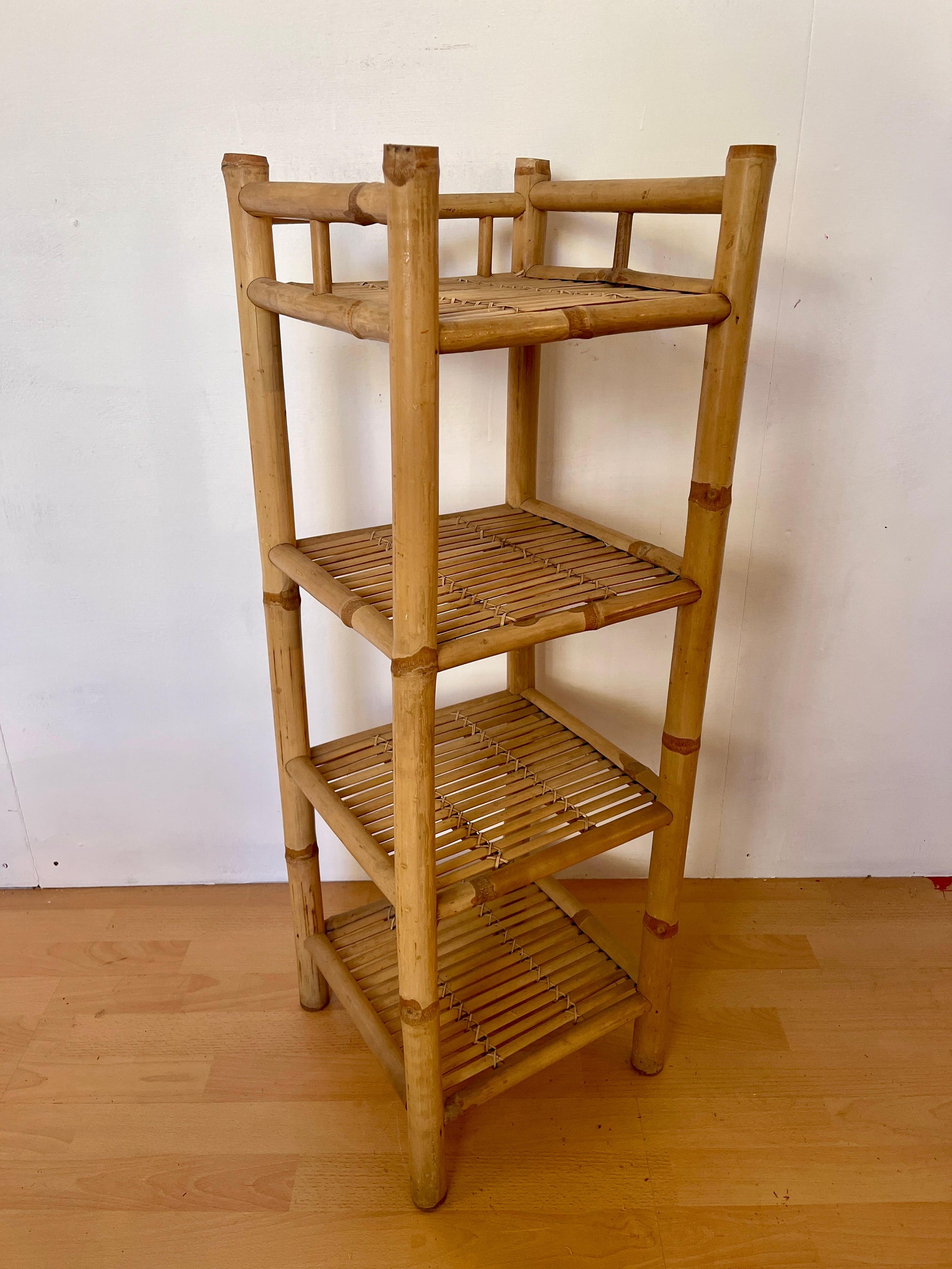 Scaffale in bambu design bonachina anni '90