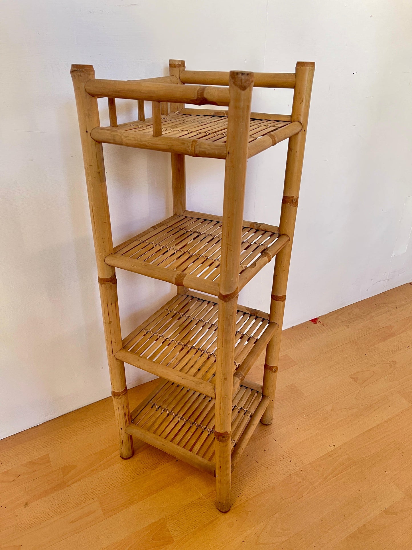 Scaffale in bambu design bonachina anni '90