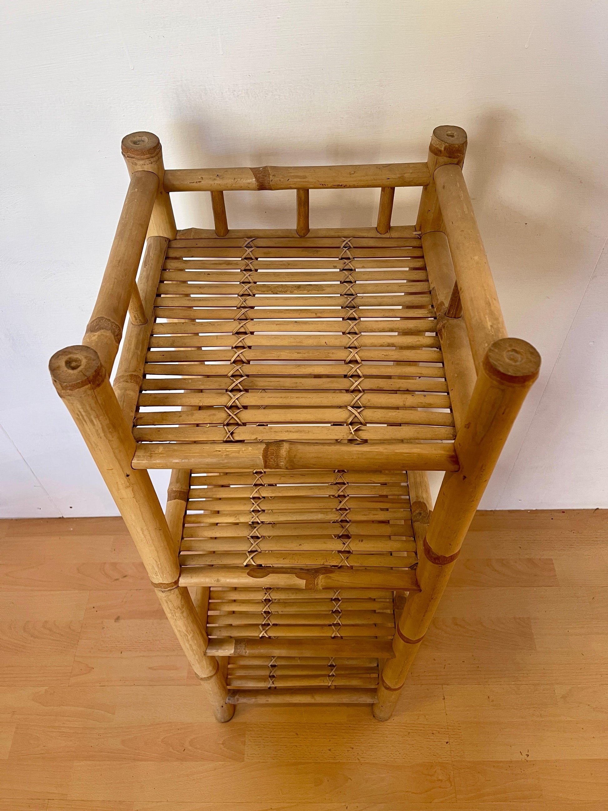 Scaffale in bambu design bonachina anni '90