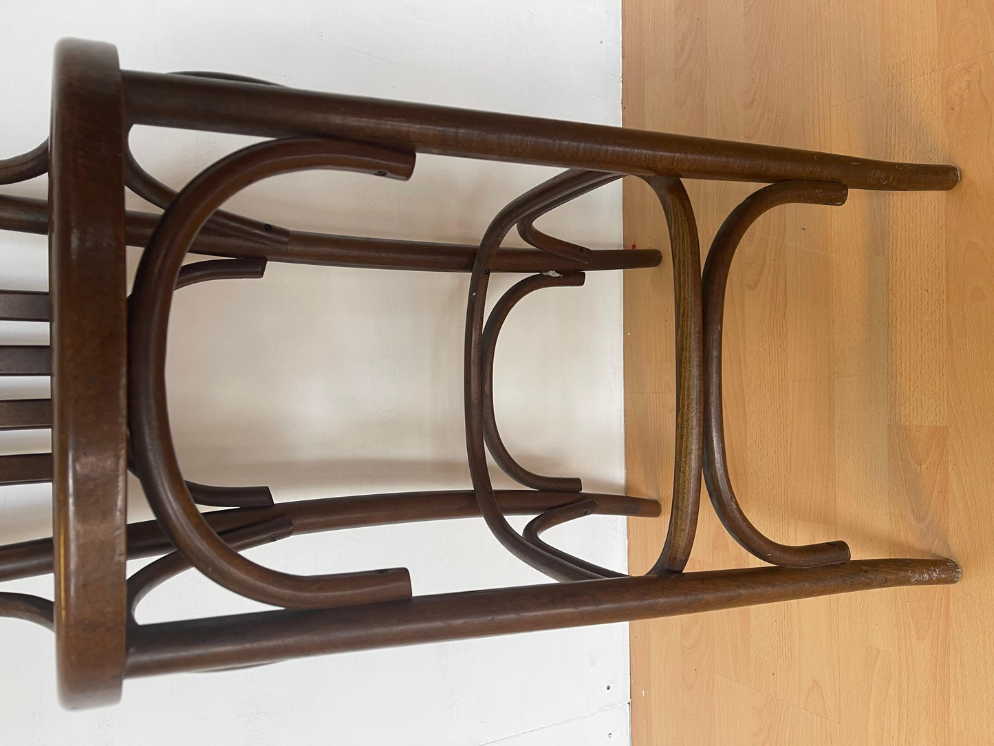 Sgabello bistrot in legno vintage anni 60