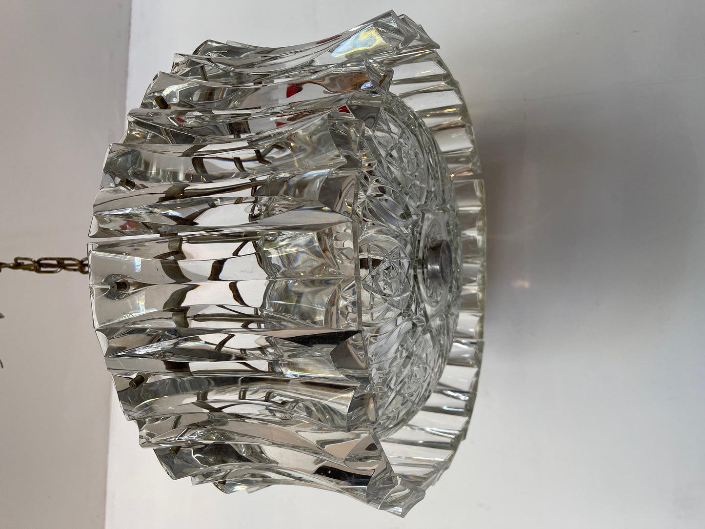 Lampadario a sospensione a 3 luce Murano stile Pablo Venini anni '60