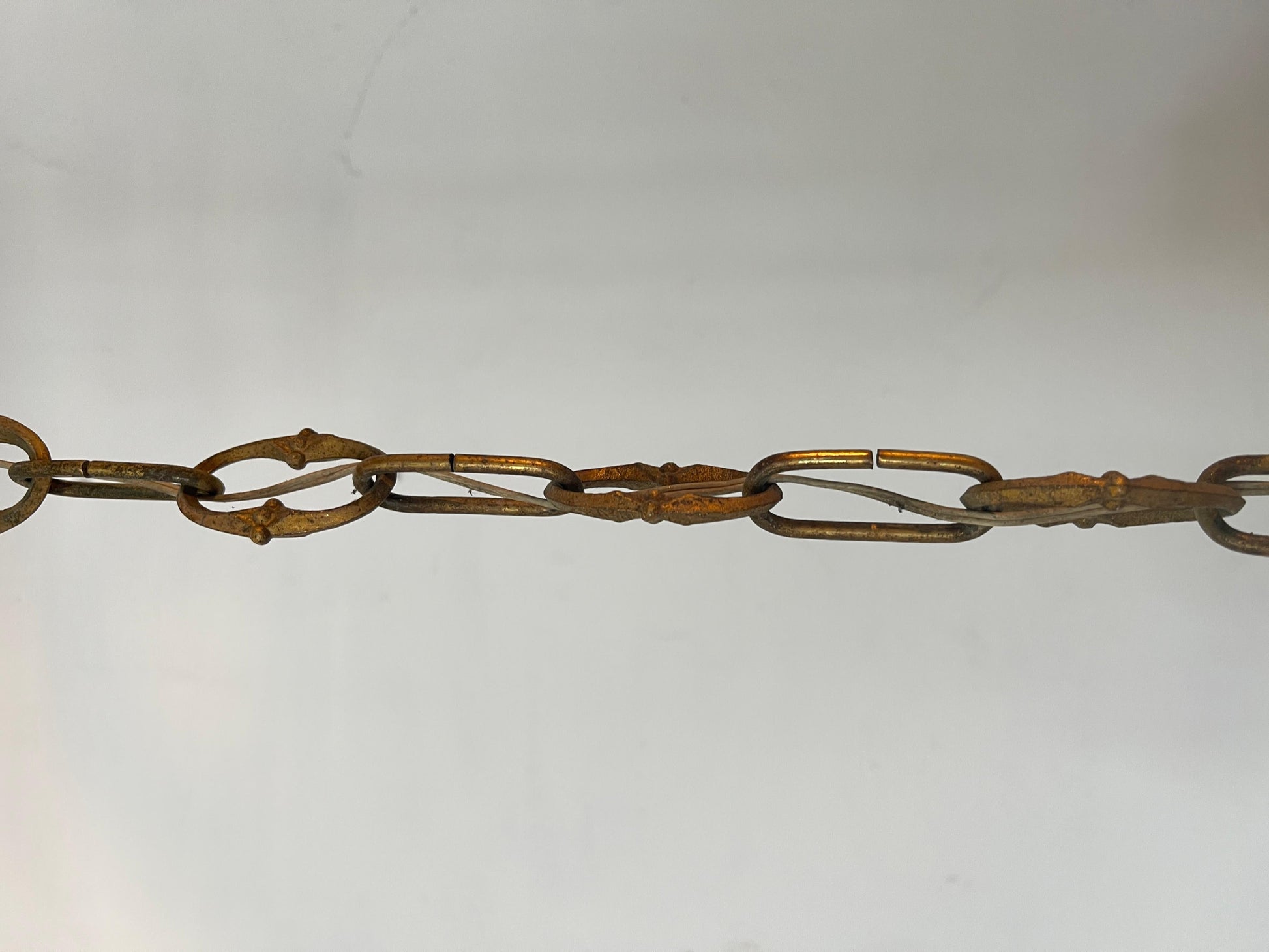 Lampadario in bronzo italiano in stile barocco '70