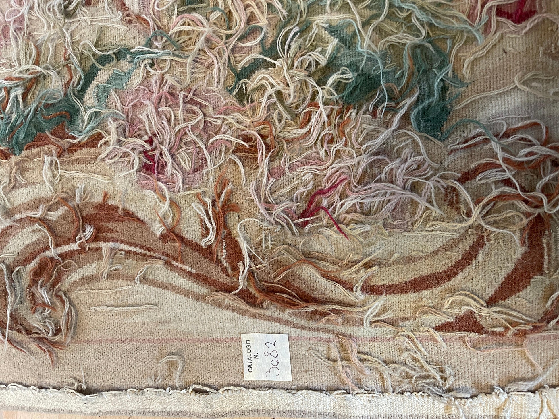 Grande arazzo floreale antico francese del XVIII secolo