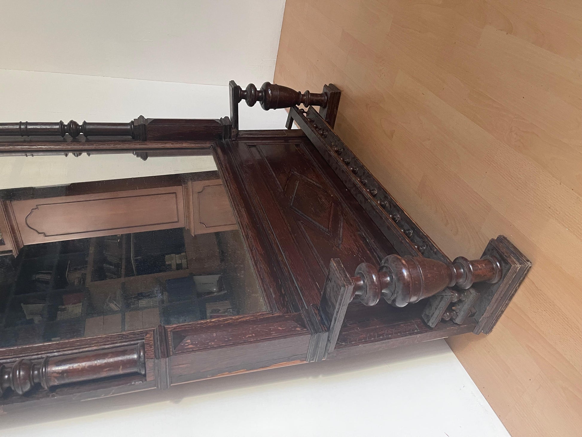 Antico specchio da camino italiano, XX secolo