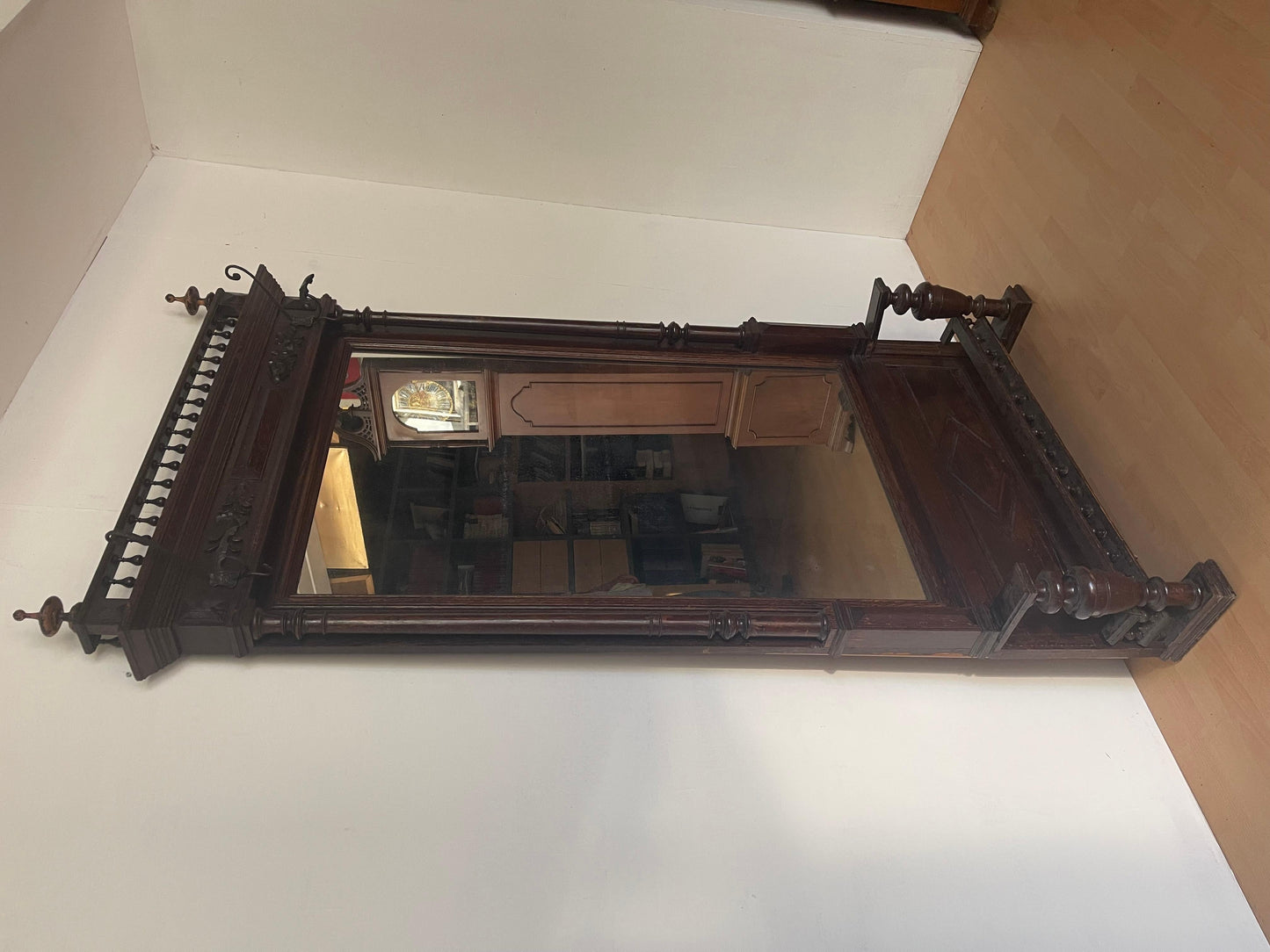 Antico specchio da camino italiano, XX secolo