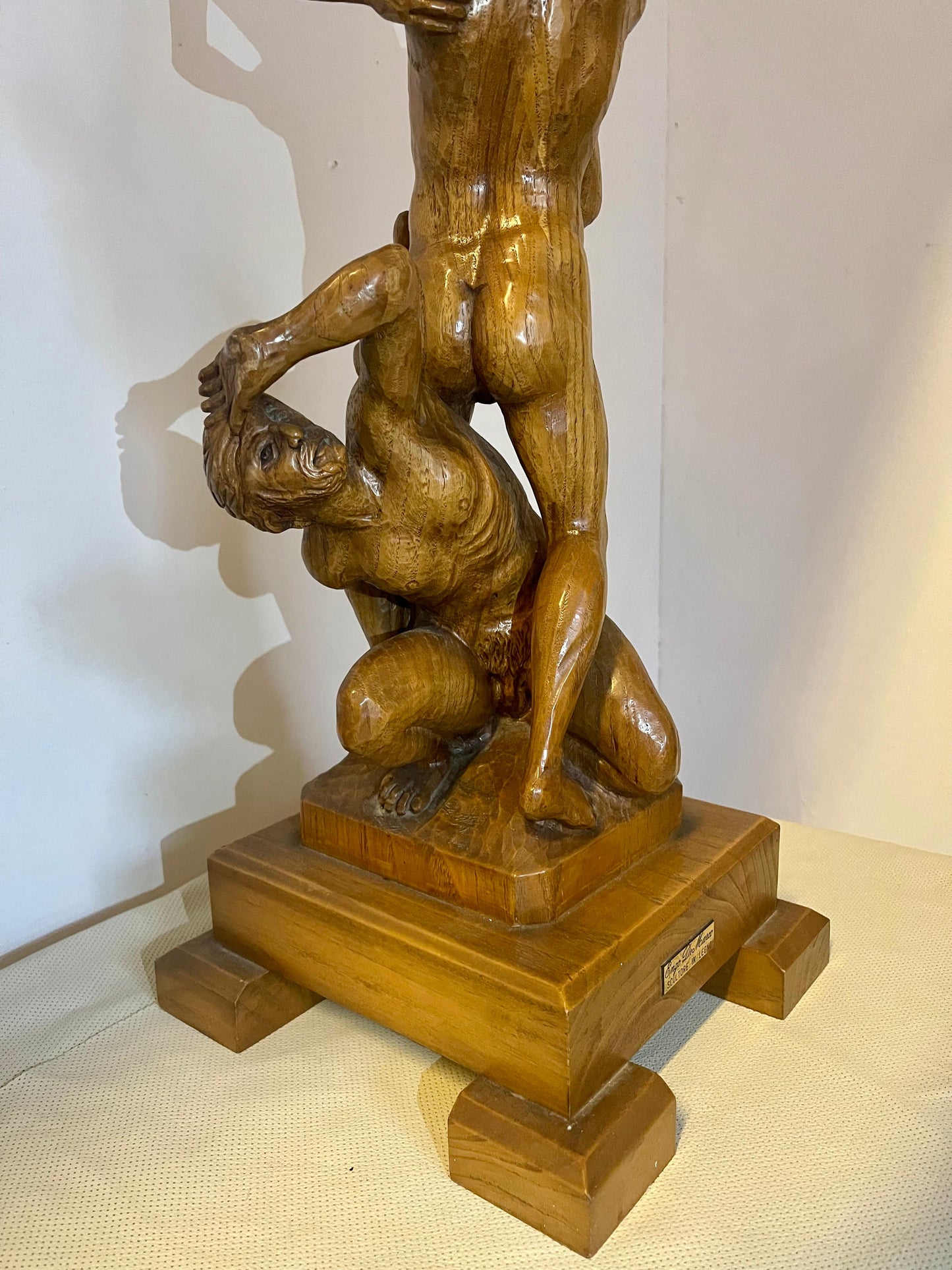 Escultura sopramobile in legno "Enzo di Marco", siglo XX