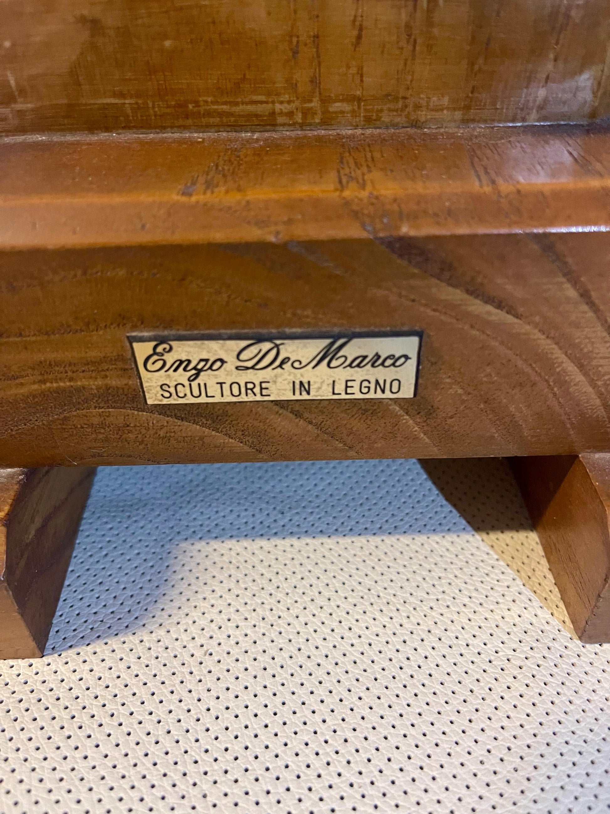 Escultura sopramobile in legno "Enzo di Marco", siglo XX