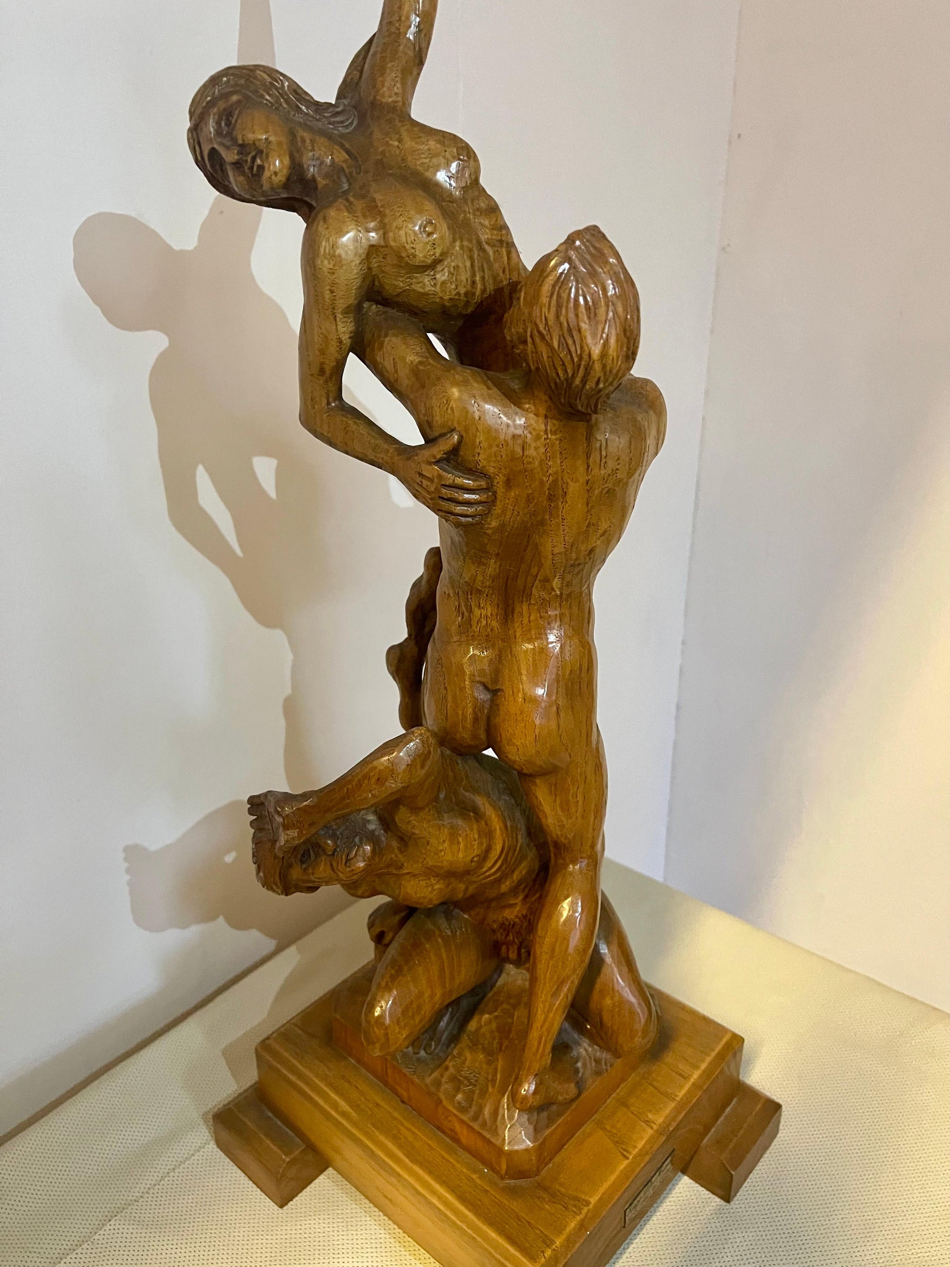Escultura sopramobile in legno "Enzo di Marco", siglo XX