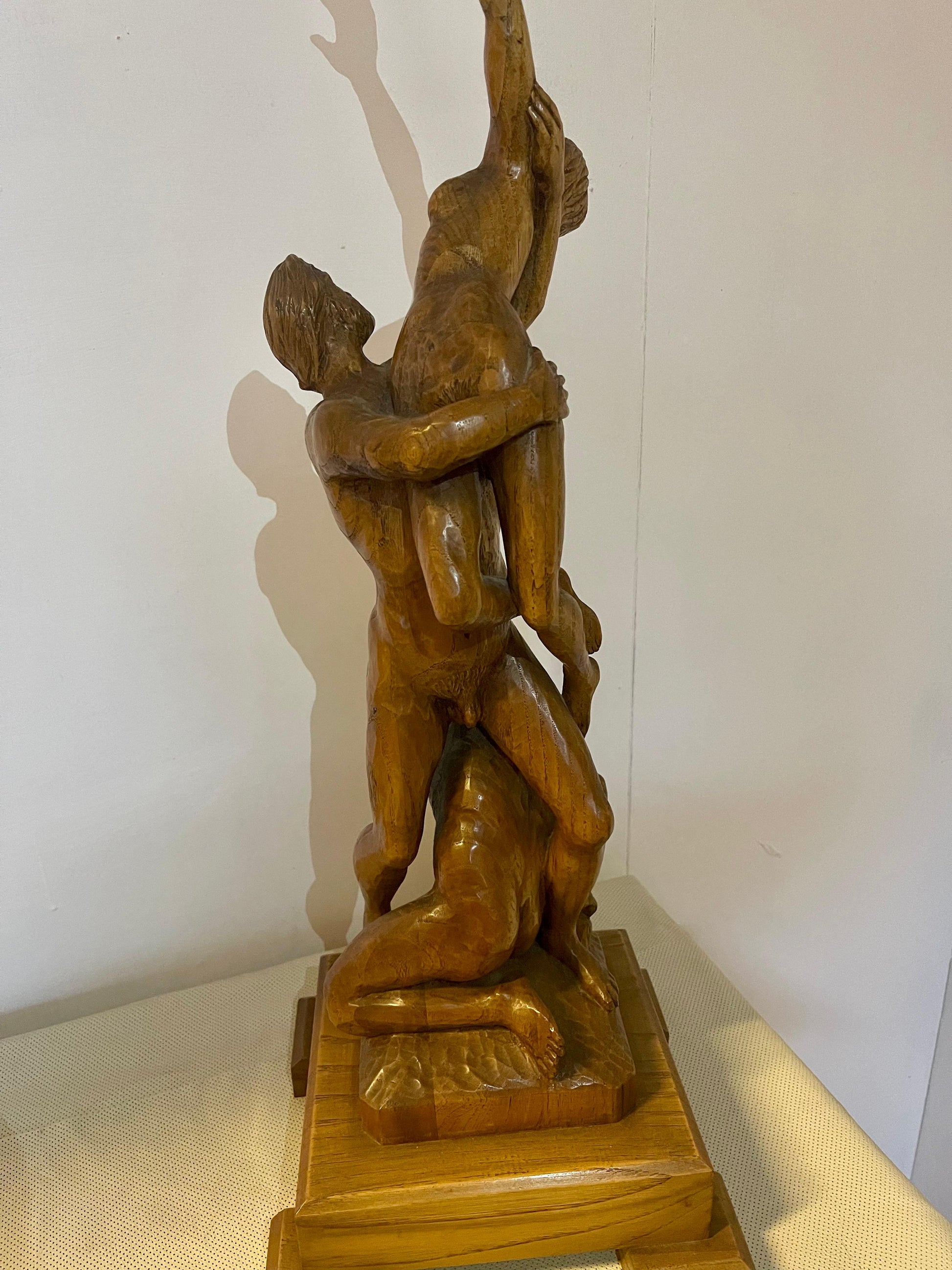 Escultura sopramobile in legno "Enzo di Marco", siglo XX