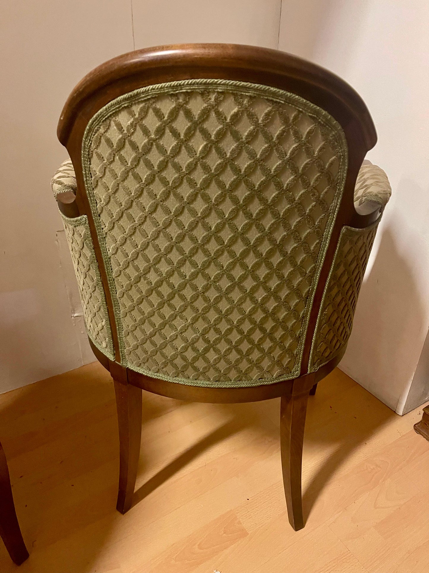 Coppia di poltroncine eleganti in stile classico Luigi Filippo