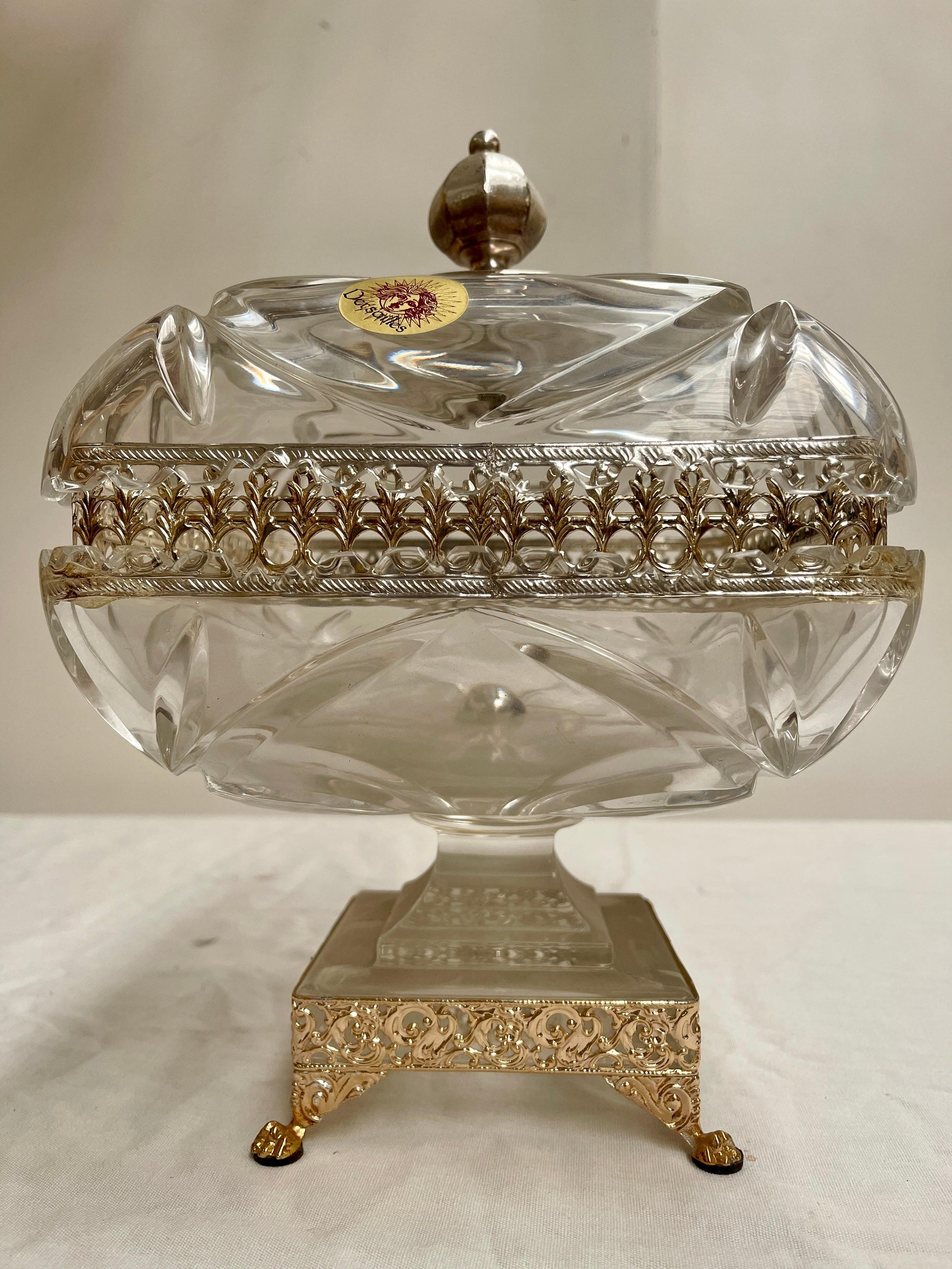 lussuosa ciotola in cristallo XX secolo italiano