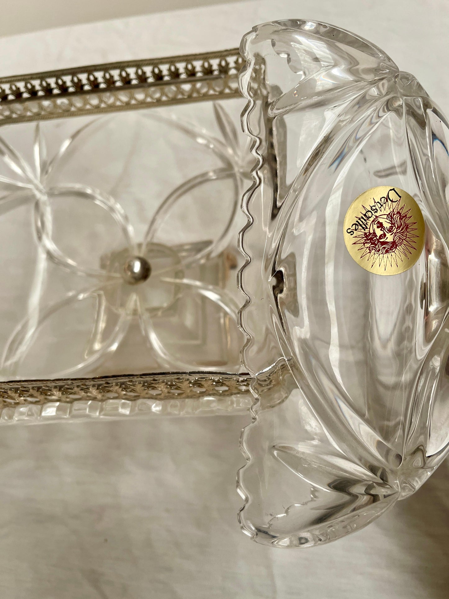 lussuosa ciotola in cristallo XX secolo italiano