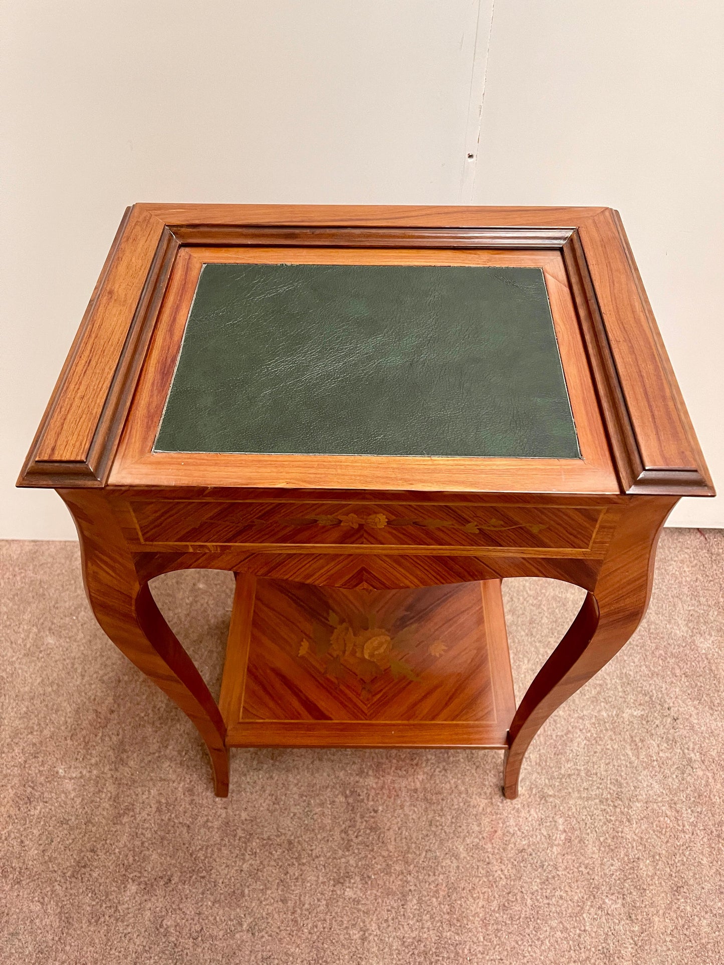 Tavolino da gioco per scacchi in legno Gueridon stile napoleon iii