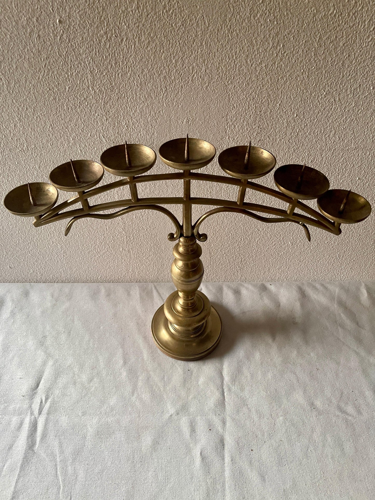 Raro candelabro antichi italiano a 7 fuochi