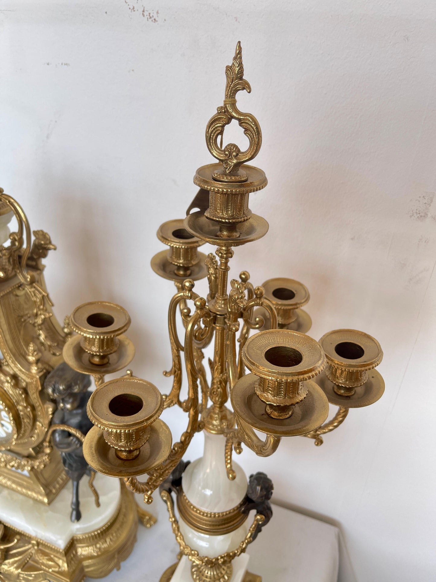 Trittico orologio italiano imperial Luigi XVI anni '70