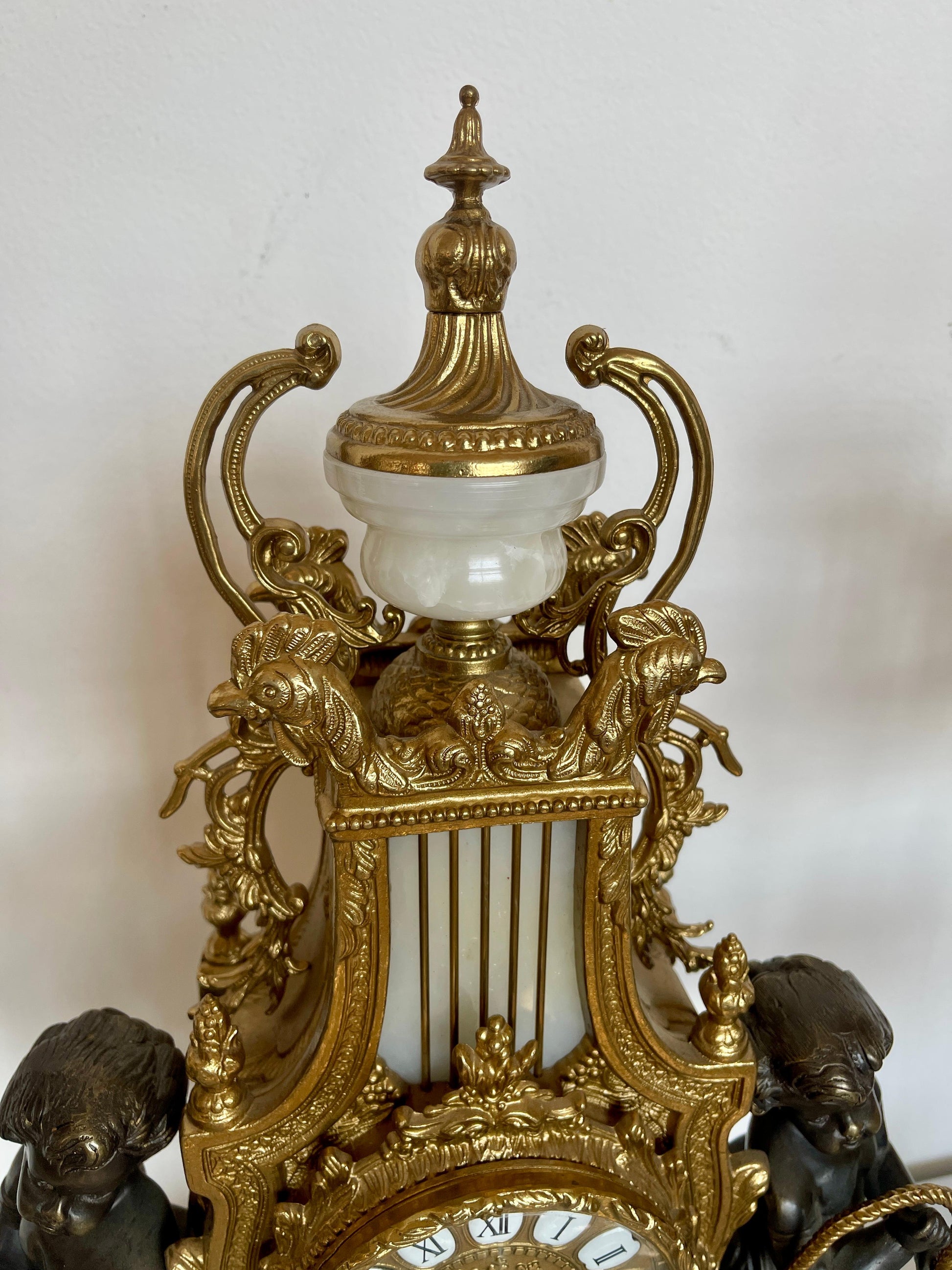 Trittico orologio italiano imperial Luigi XVI anni '70