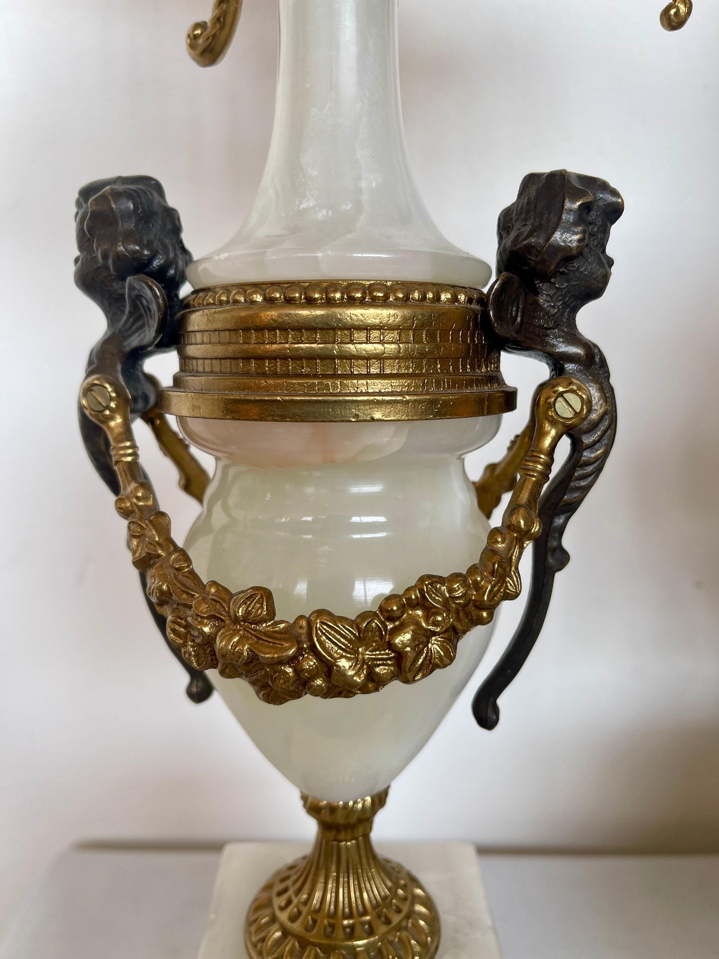 Trittico orologio italiano imperial Luigi XVI anni '70