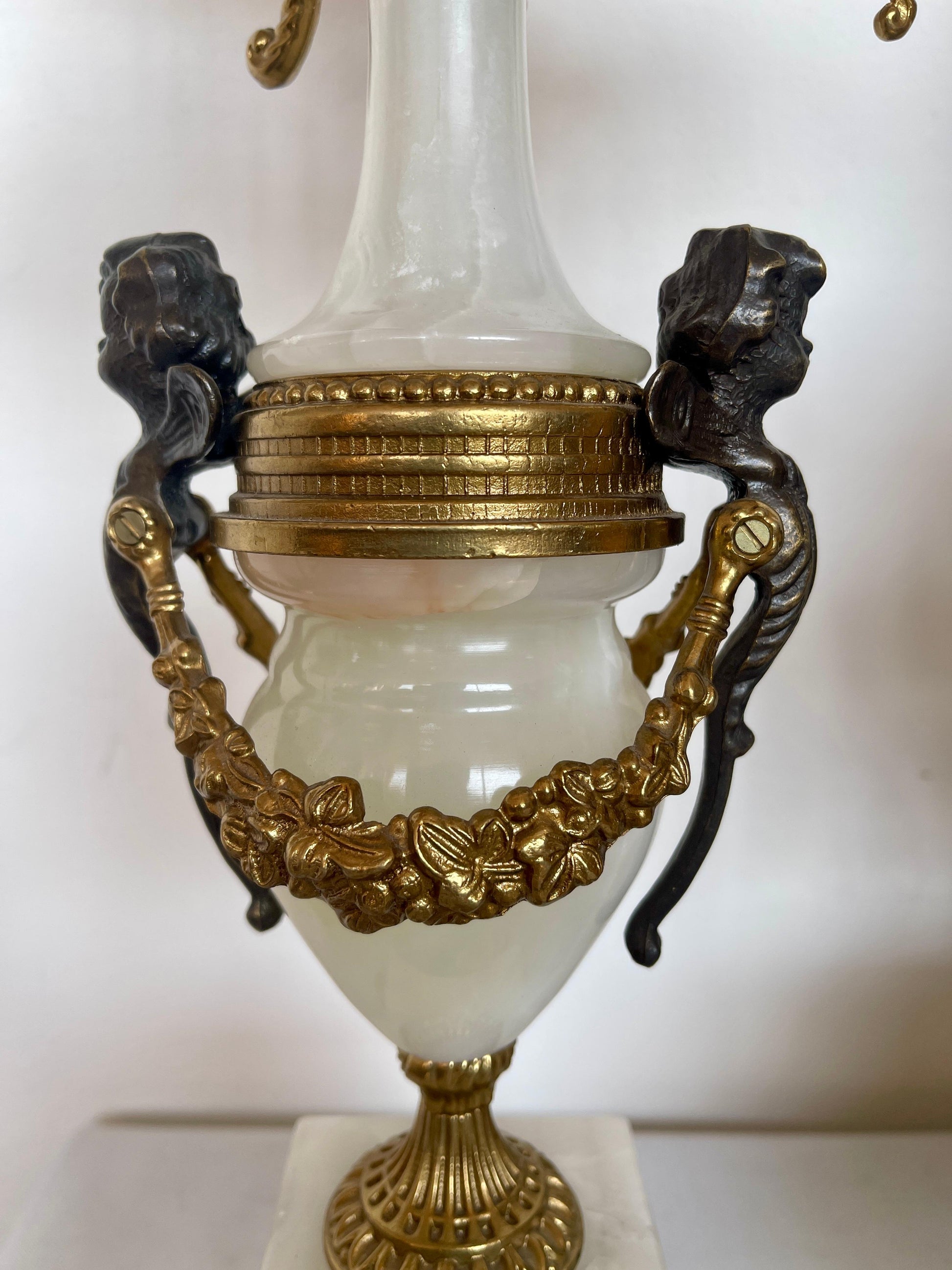 Trittico orologio italiano imperial Luigi XVI anni '70