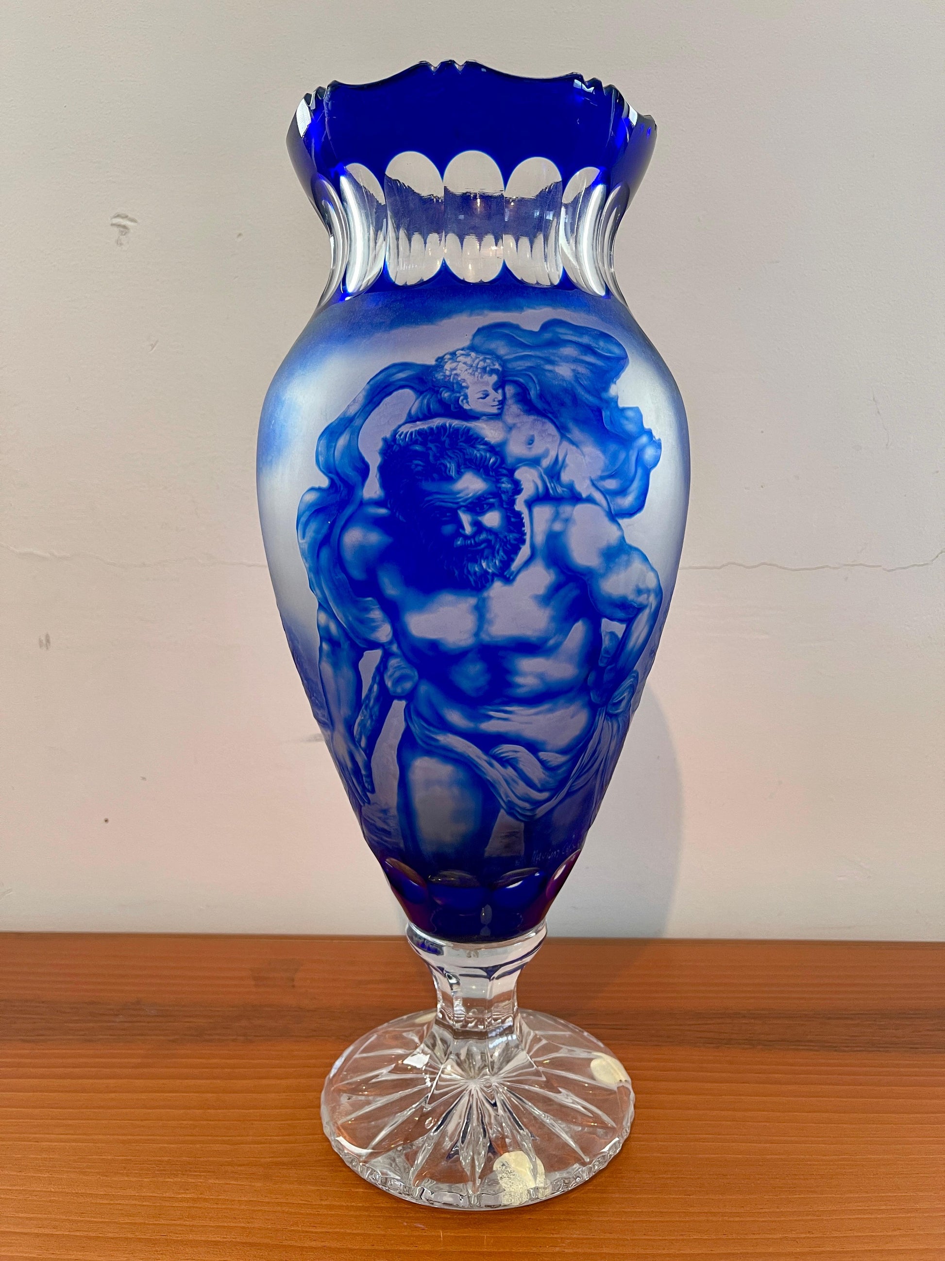 Vaso in cristallo bohemia Classici XX secolo