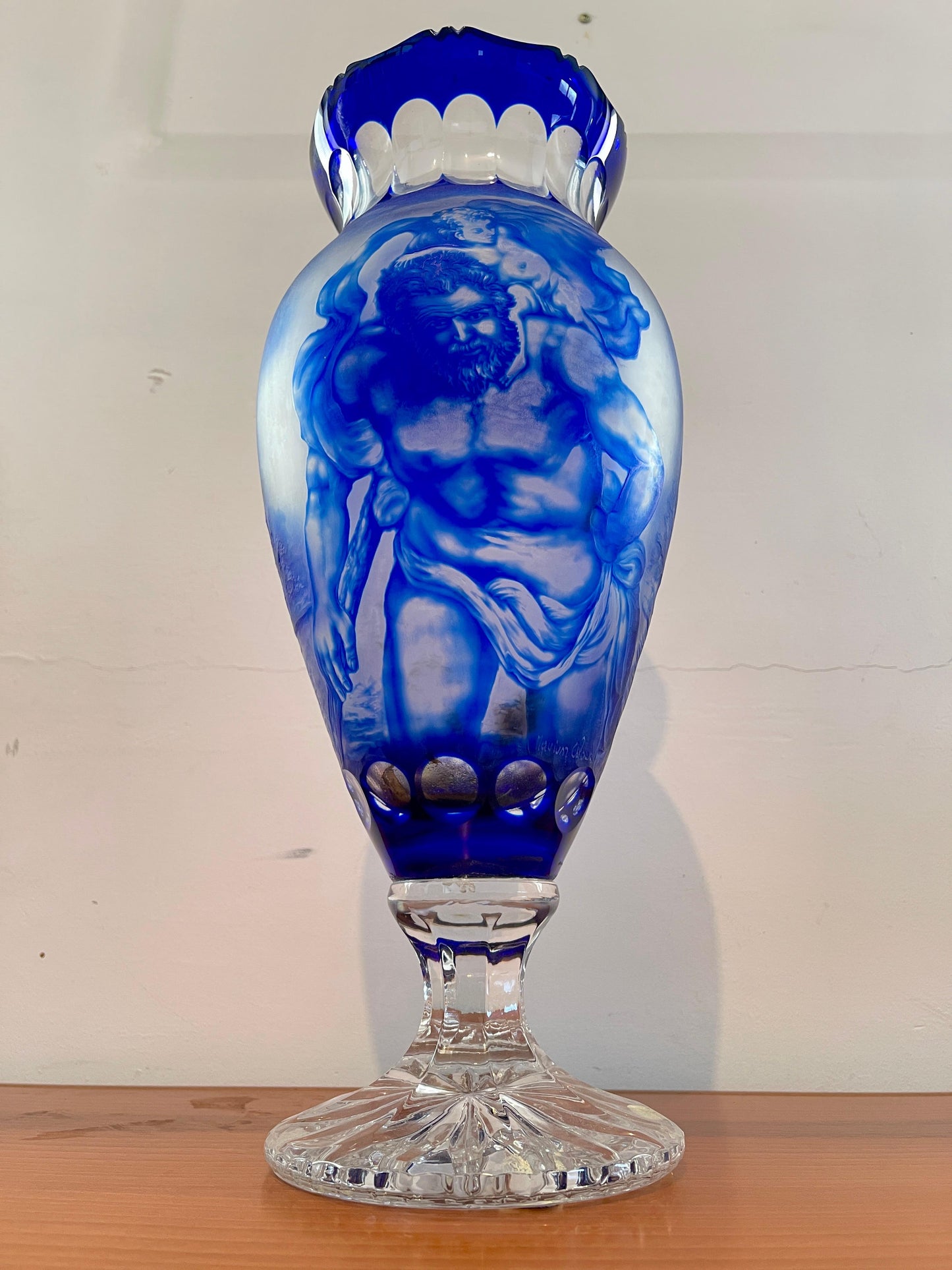 Vaso in cristallo bohemia Classici XX secolo