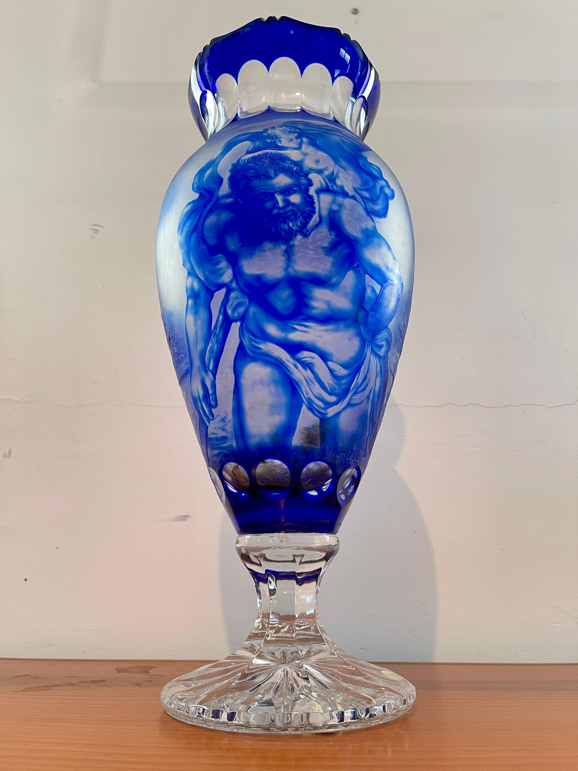 Vaso in cristallo bohemia Classici XX secolo