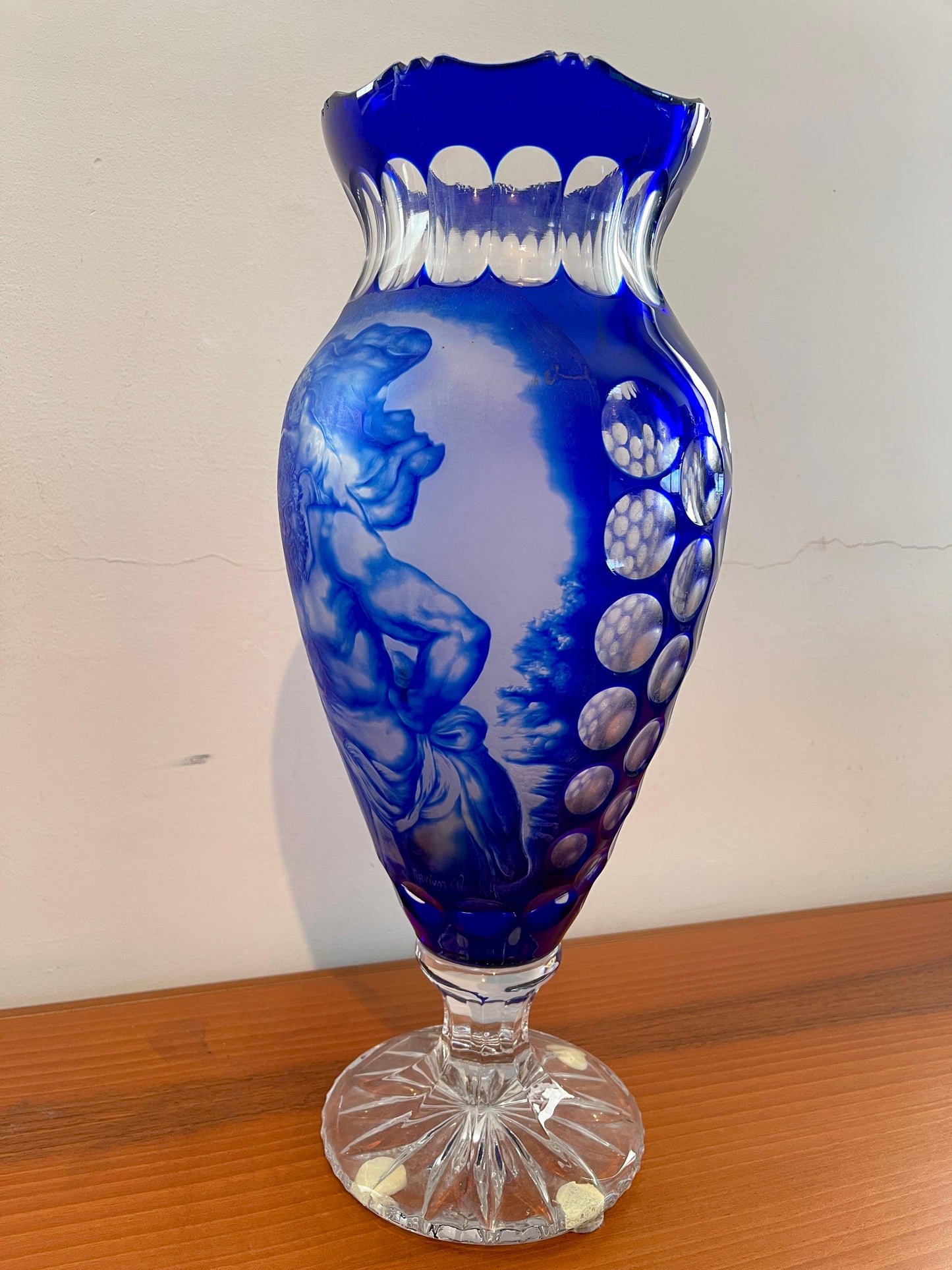 Vaso in cristallo bohemia Classici XX secolo