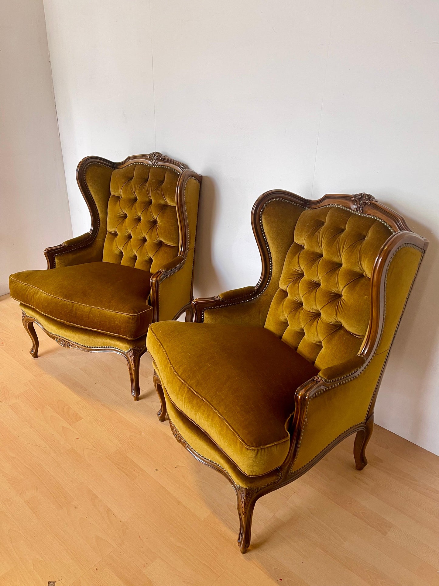 Belllisima Coppia Poltrone stile veneziano XX