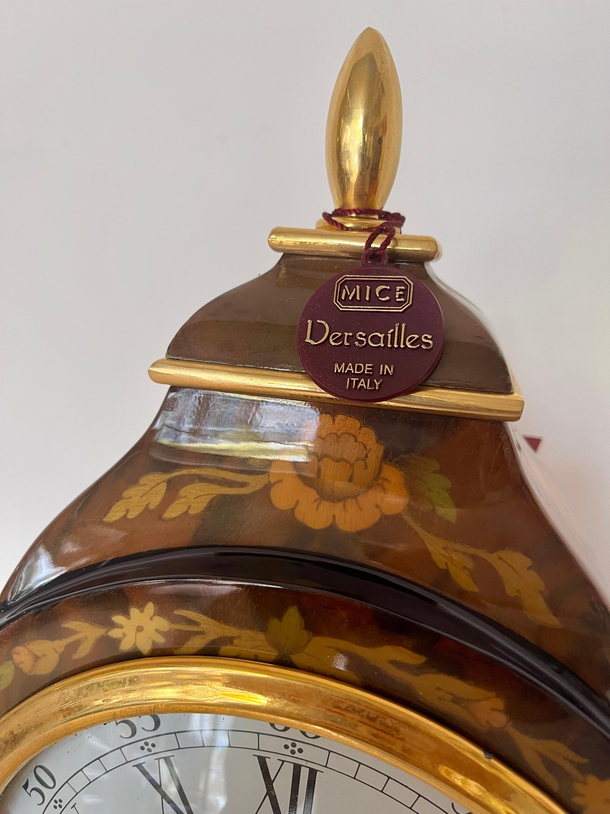 Orologio da tavolo in legno stile francese a batteria anni 90 Nuova