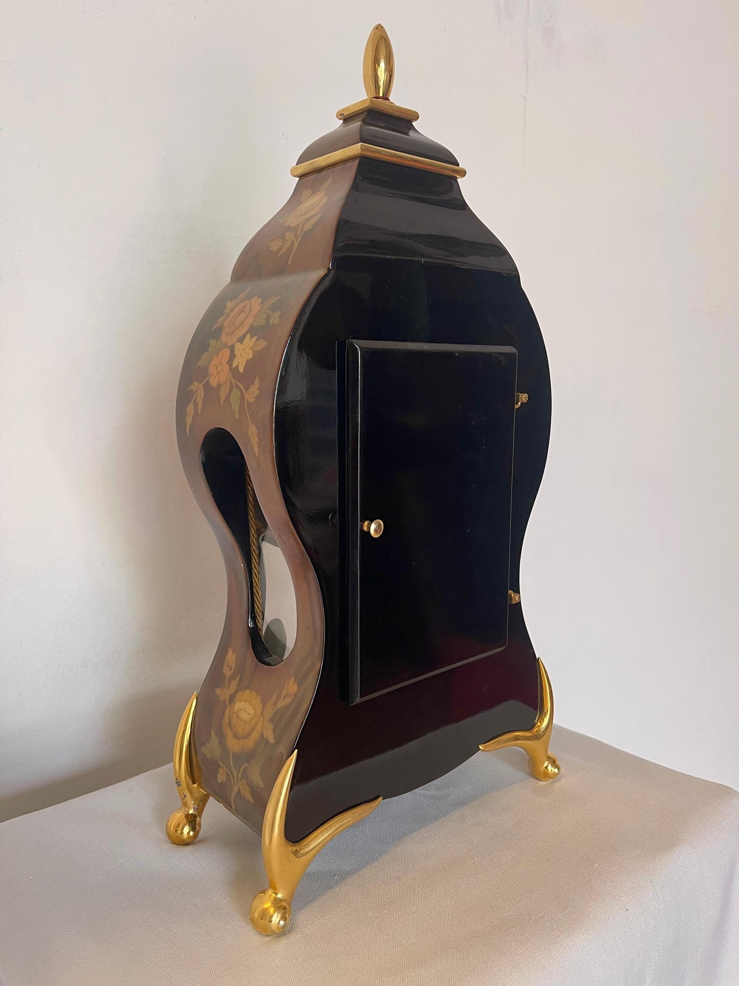 Orologio da tavolo in legno stile francese a batteria anni 90 Nuova