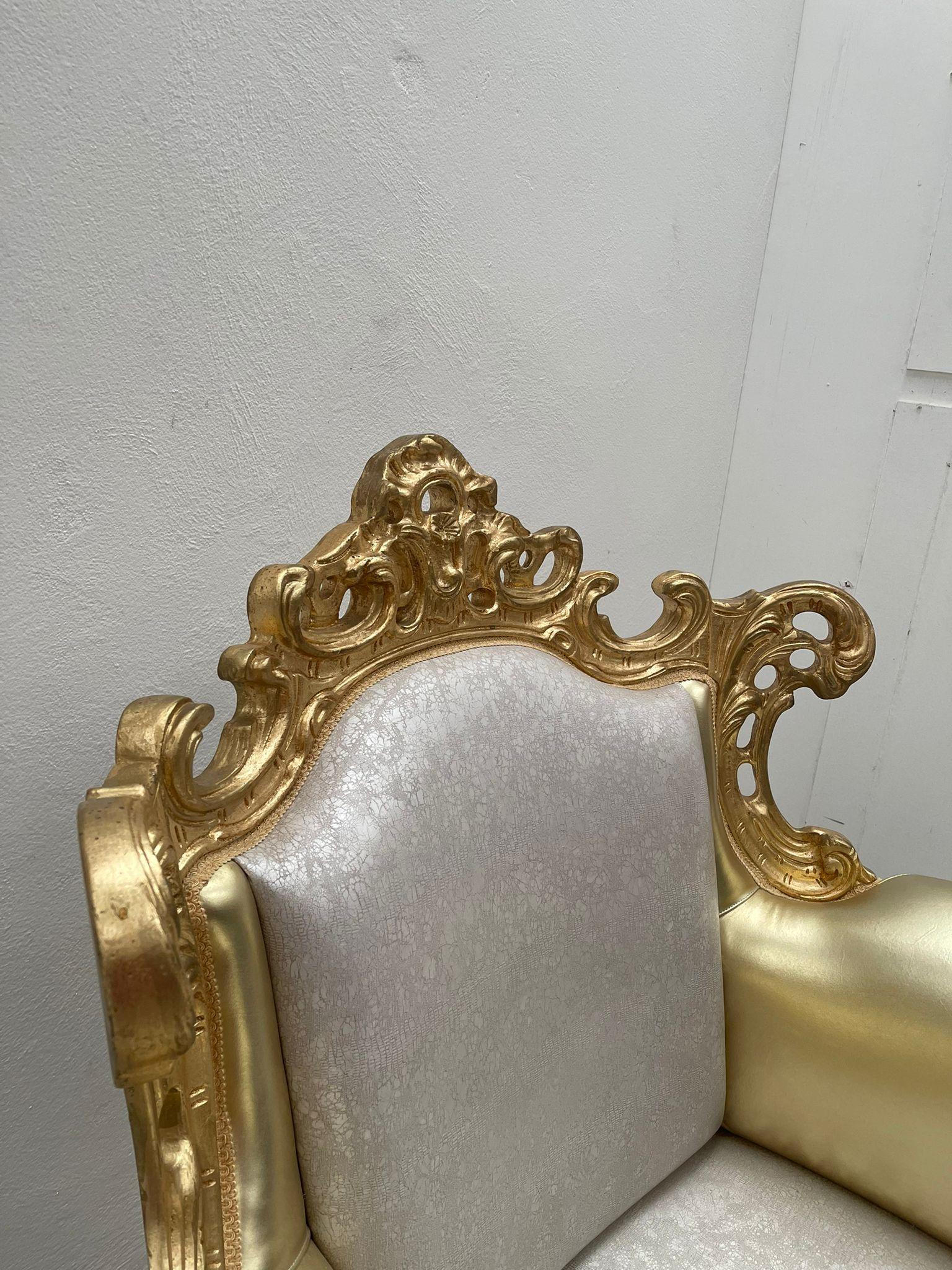 Trono italiano del XIX secolo