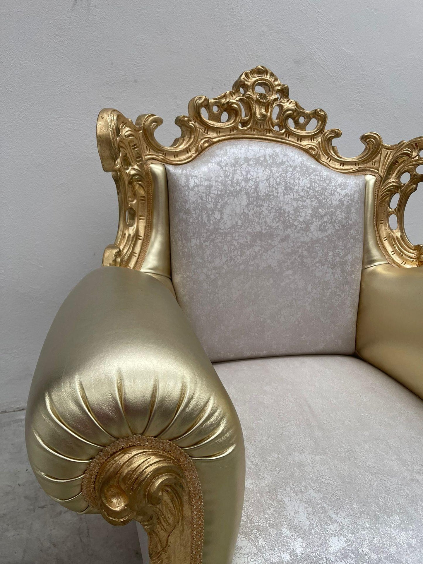 Trono italiano del XIX secolo