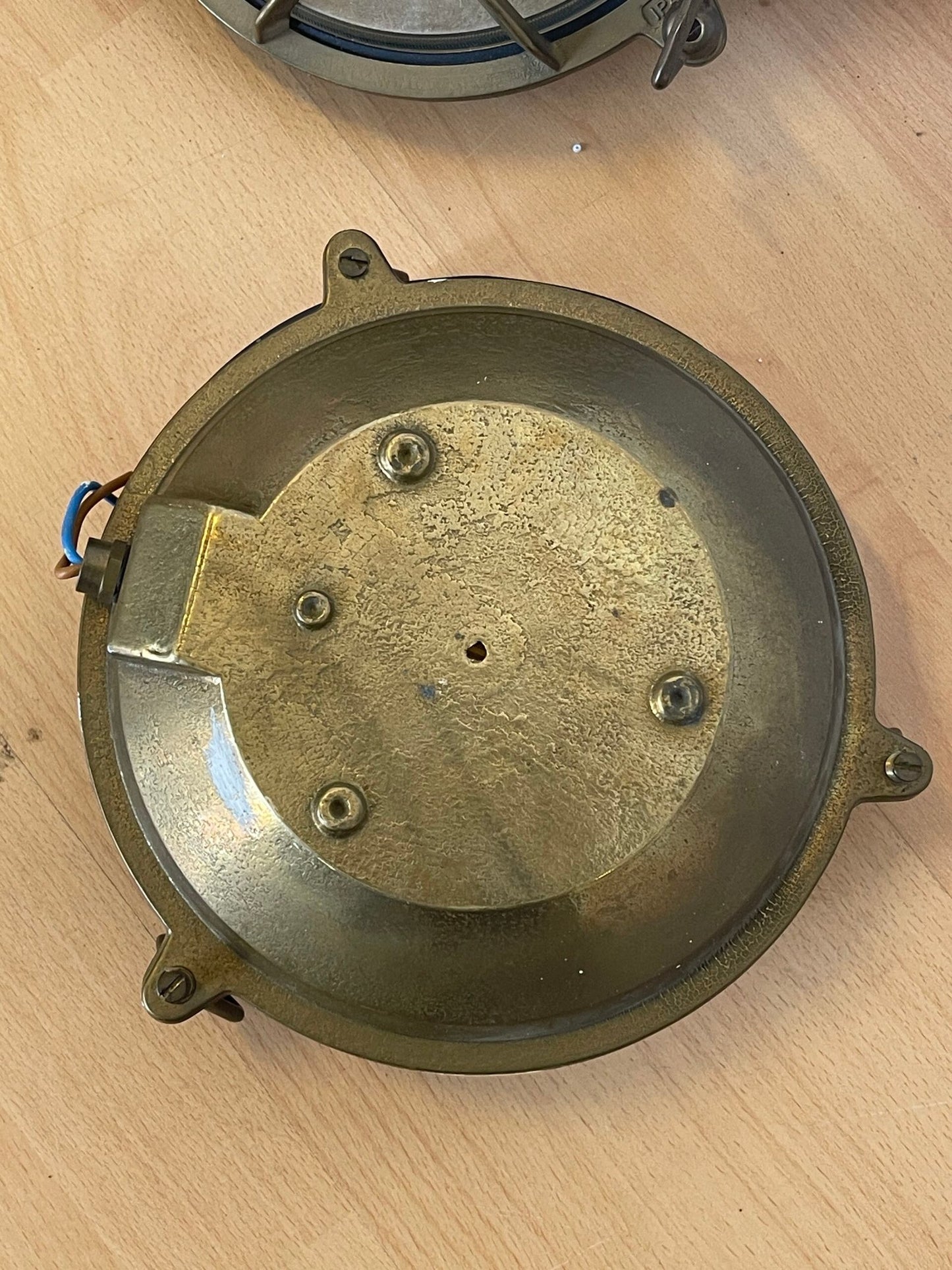 Set di 4 Lamp Industriali vintage con Gabbia