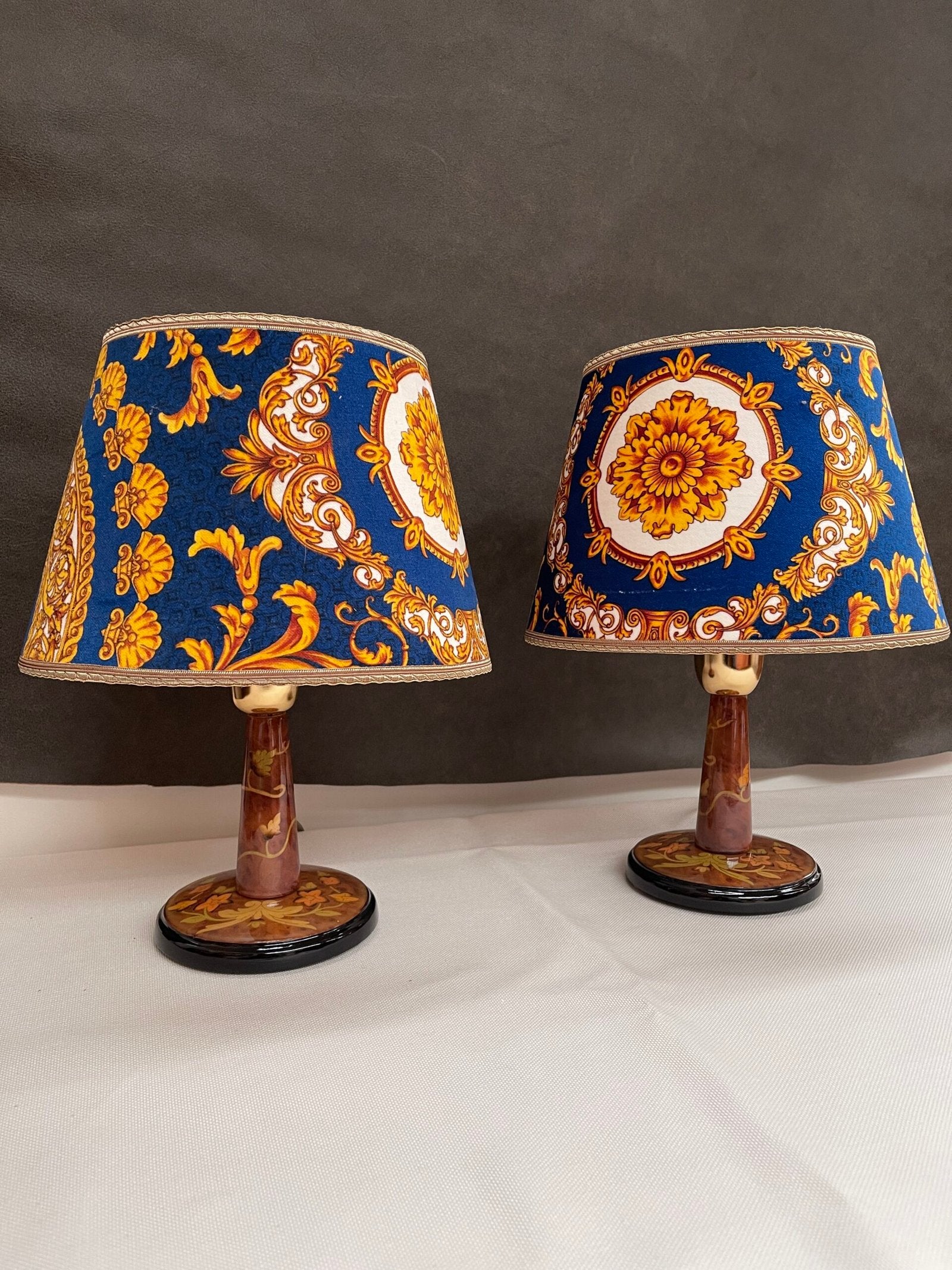 Coppia di lampade da comodini